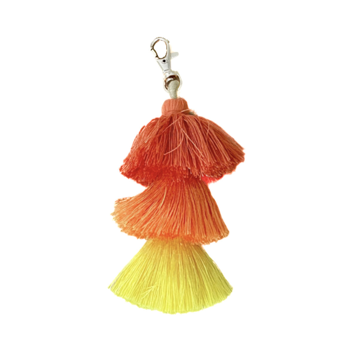 Ombre Tassel Keychain with Clasp – Sunshine Needlepoint