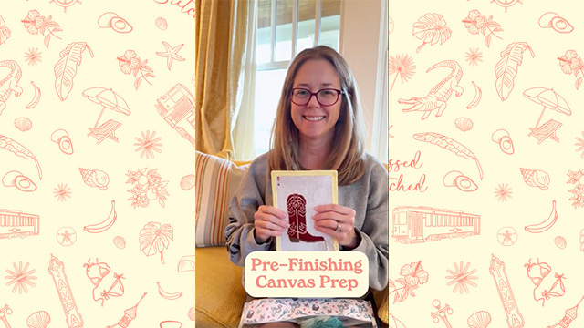 How to Prep Your Needlepoint Canvas for the Finisher