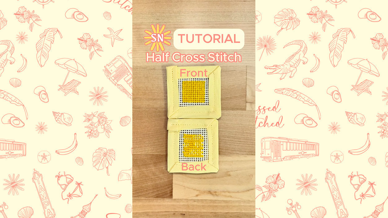 Half Cross Stitch – Sunshine Needlepoint