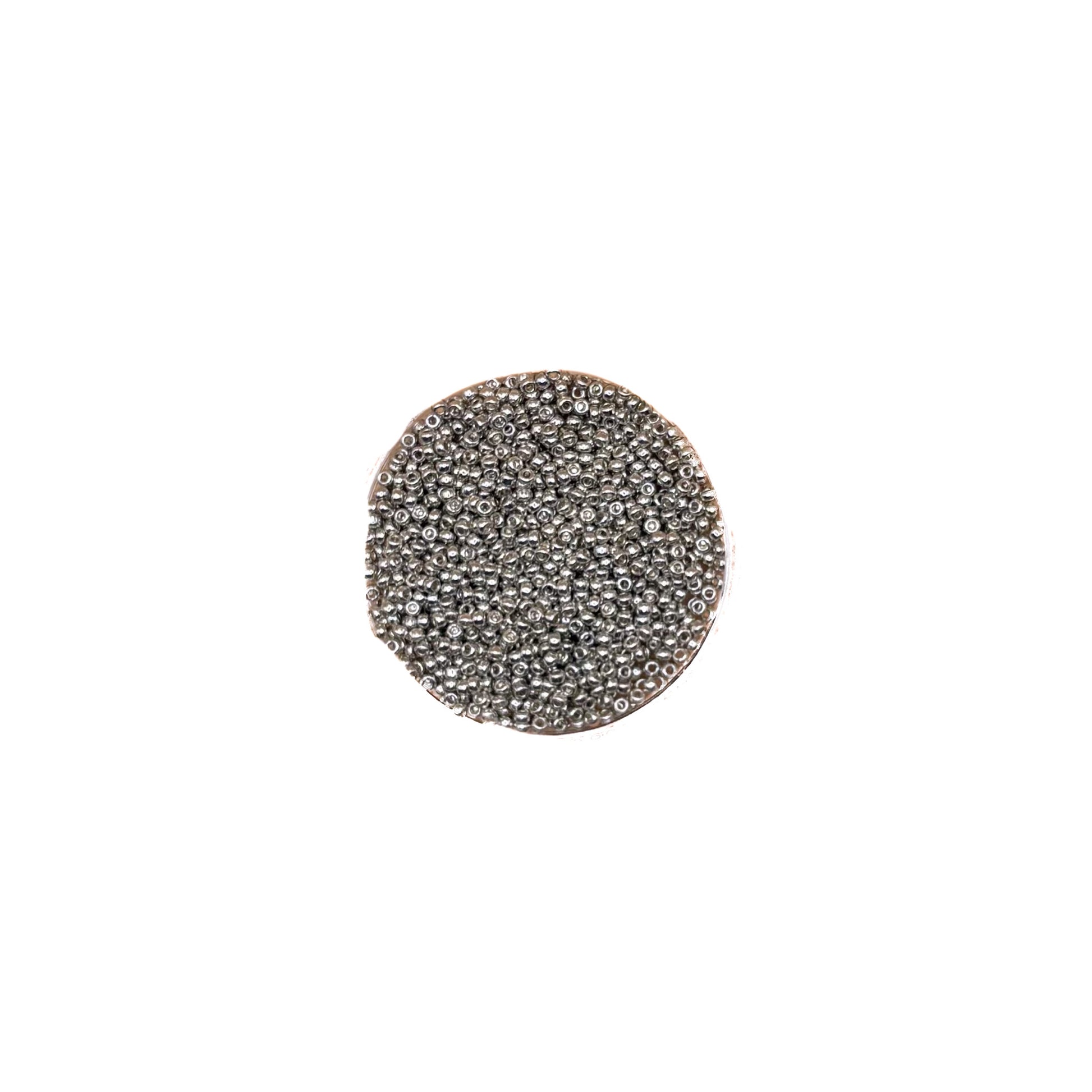 11/0 Galv Silver Miyuki Seed Bead | 10 grams | Tube