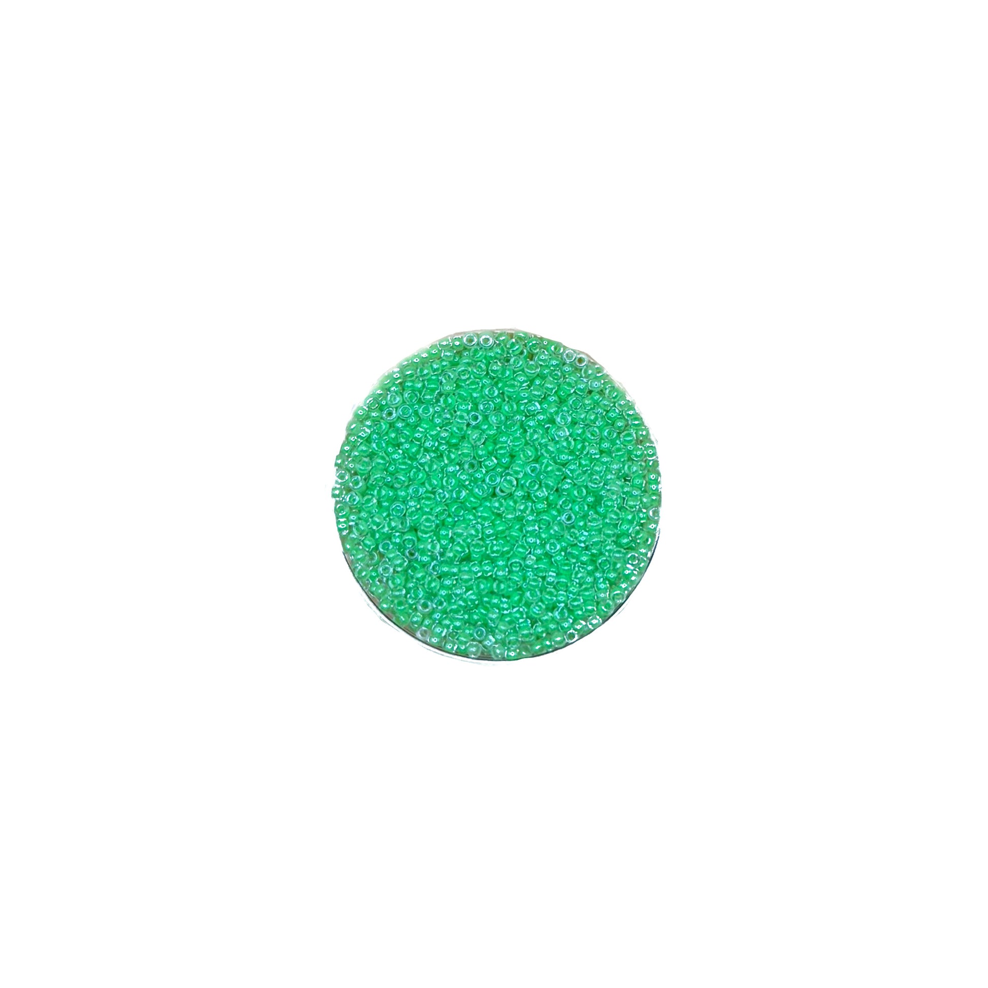 11/0 Luminous Mint Green (like DPF-10) Miyuki Seed Bead Miyuki Seed Bead | 10 grams | Tube