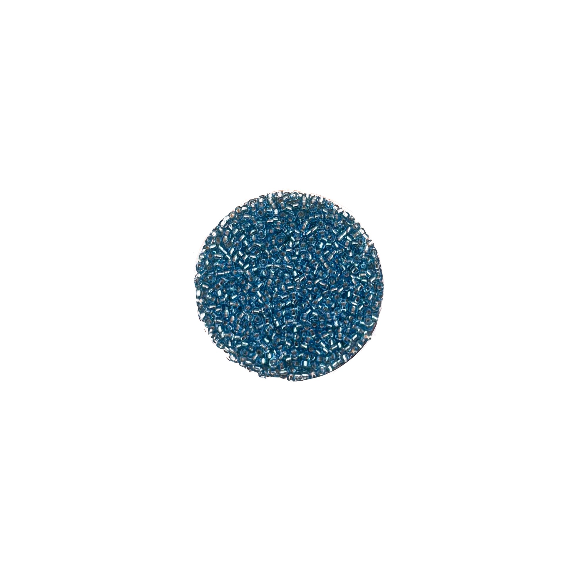 11/0 Silverlined Aqua Miyuki Seed Bead | 10 grams | Tube