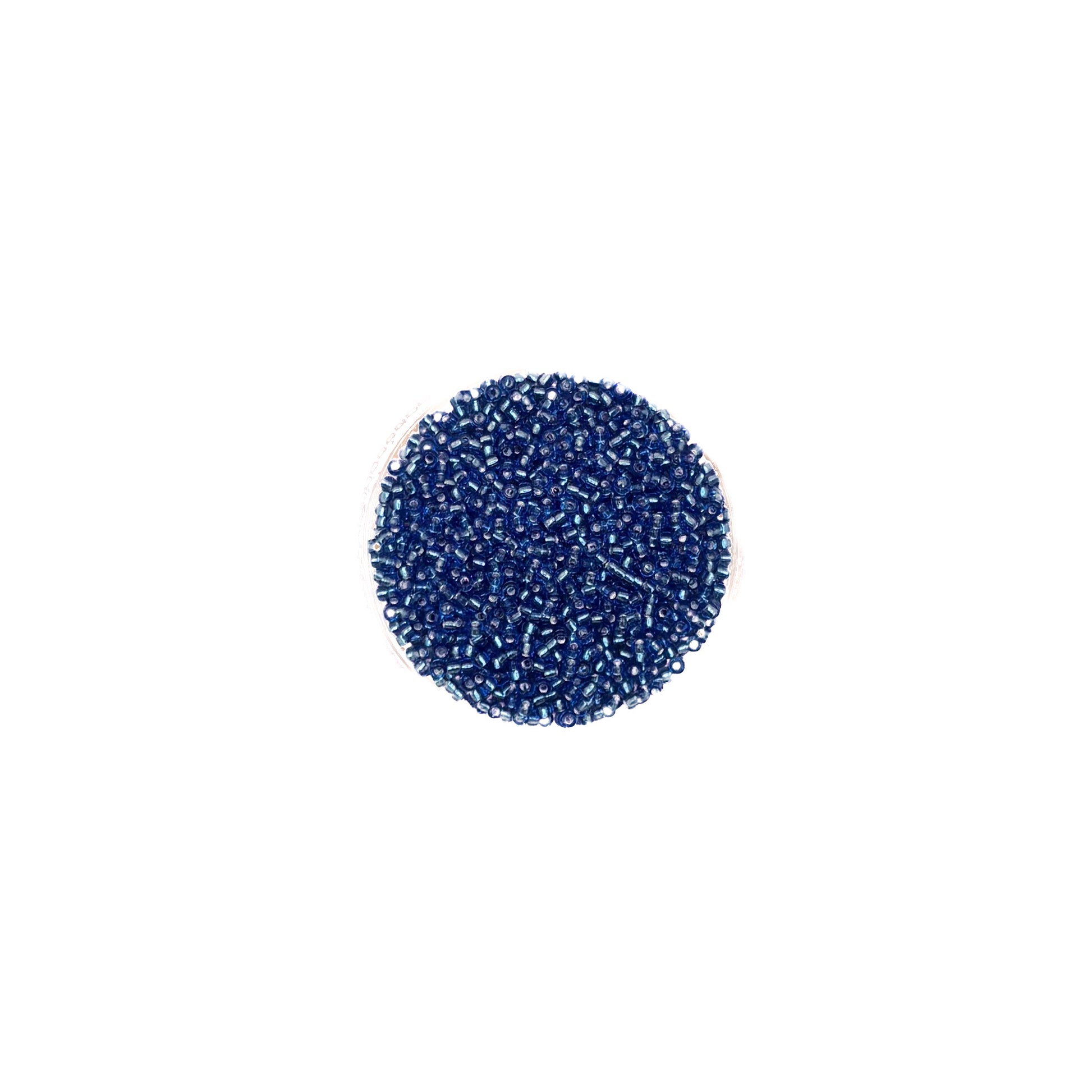 11/0 Silverlined Sapphire Miyuki Seed Bead | 10 grams | Tube