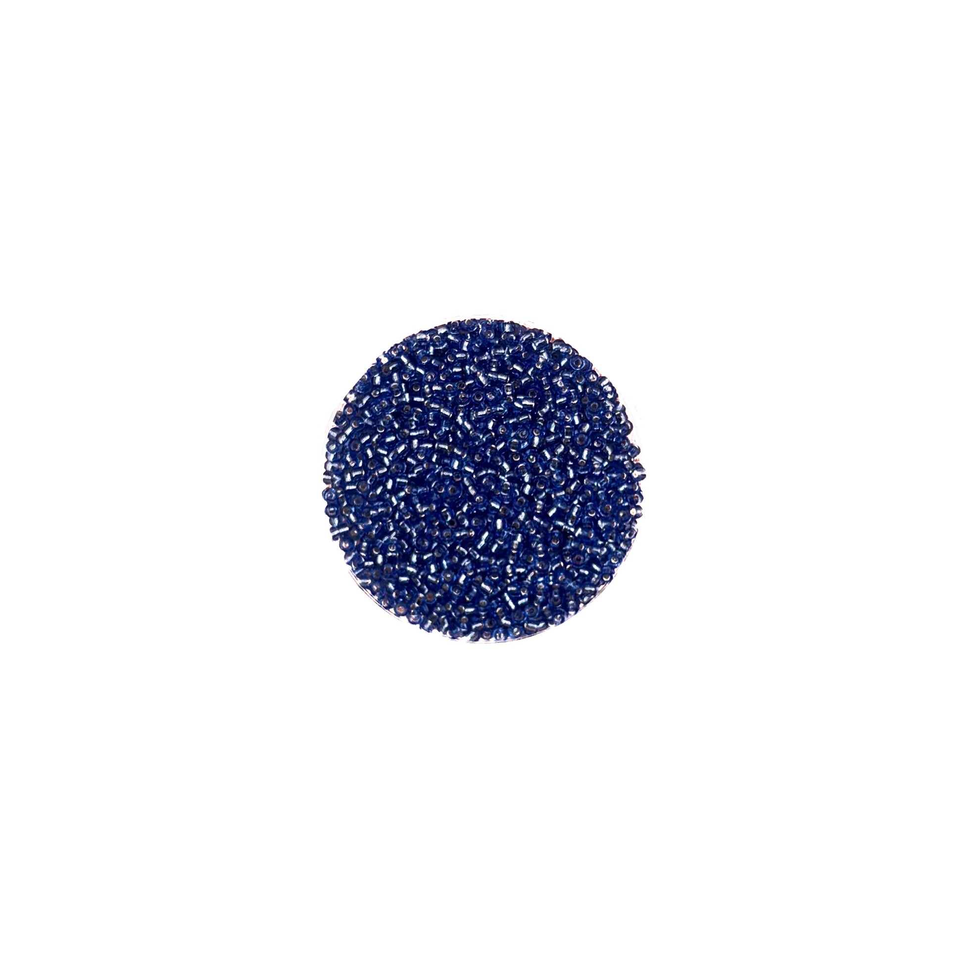 11/0 Silverlined Dk Cornflower Blue Miyuki Seed Bead | 10 grams | Tube