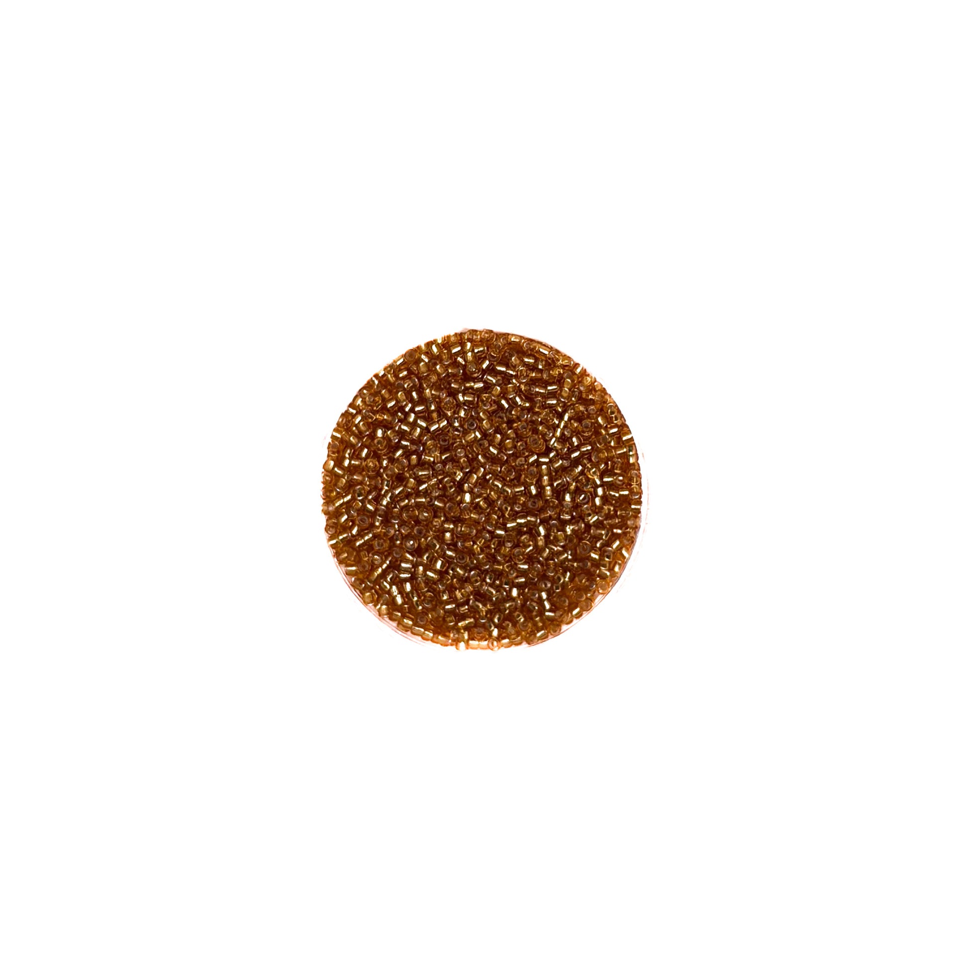 11/0 Silverlined Dk Gold Miyuki Seed Bead | 10 grams | Tube