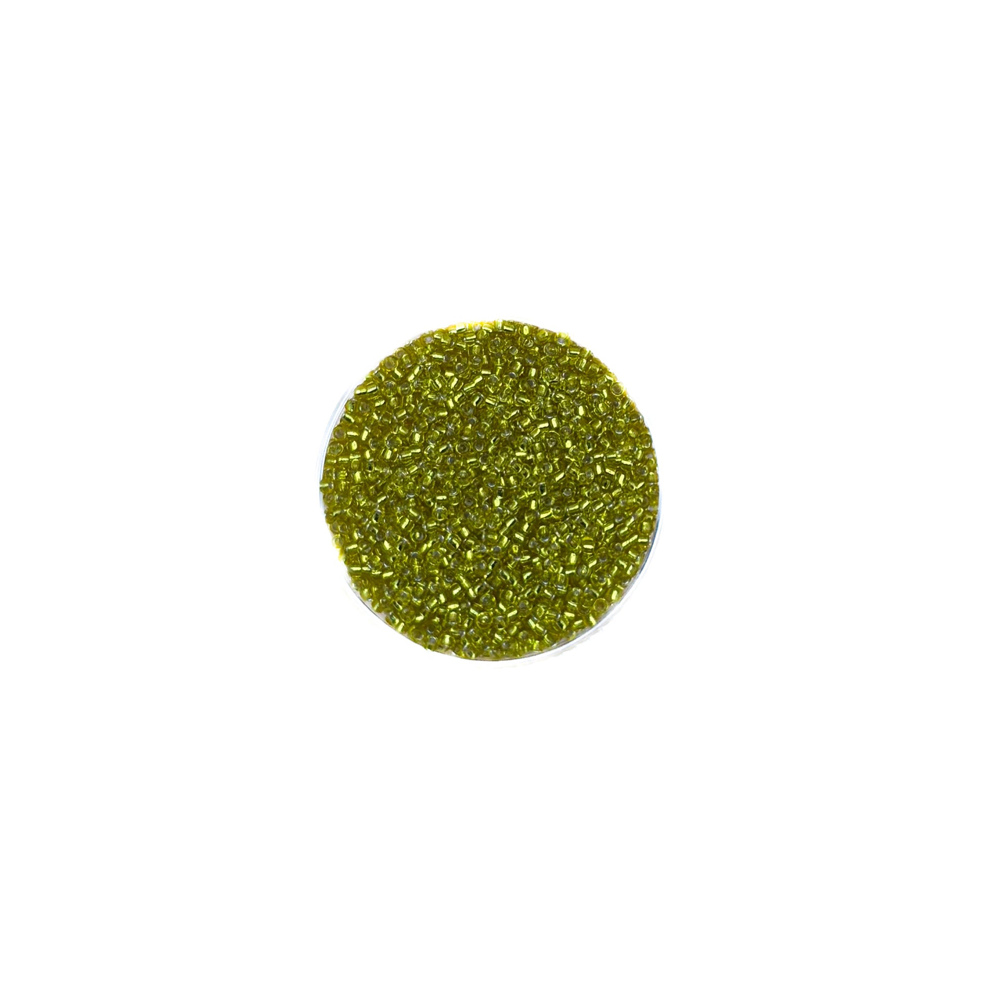 11/0 Silverlined Yellow Miyuki Seed Bead | 10 grams | Tube