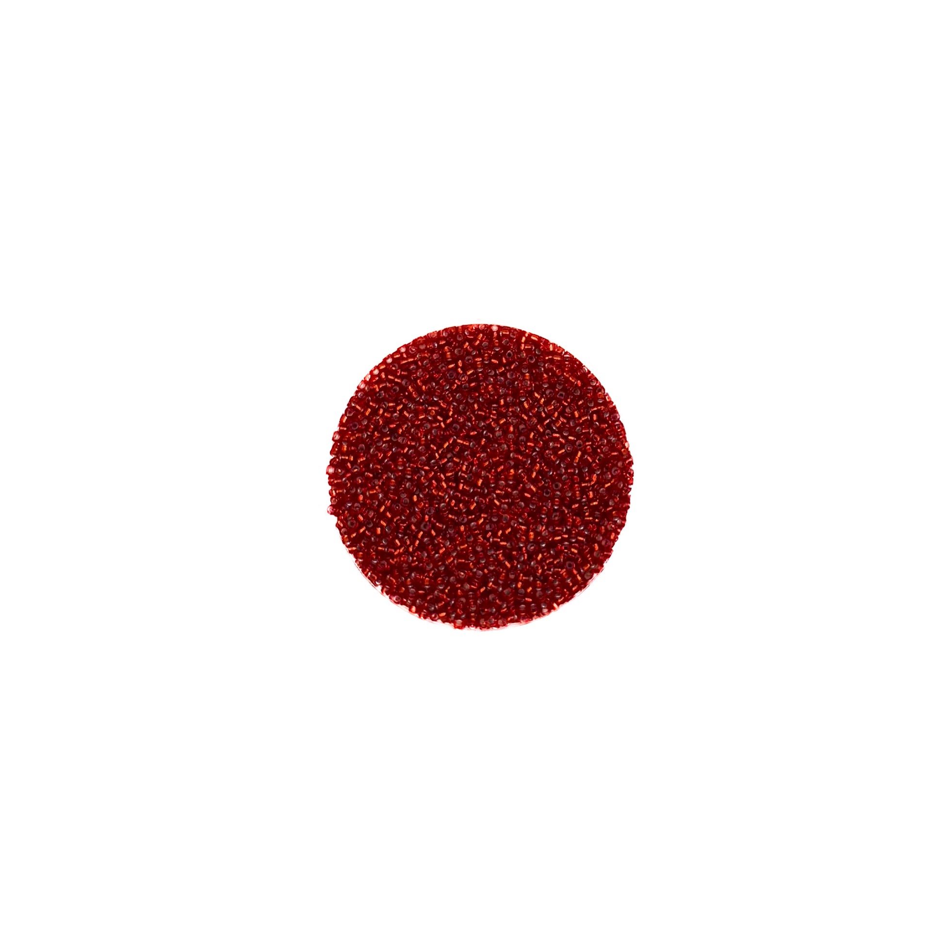 15/0 Silverlined Flame Red Miyuki Seed Bead | 10 grams | Tube