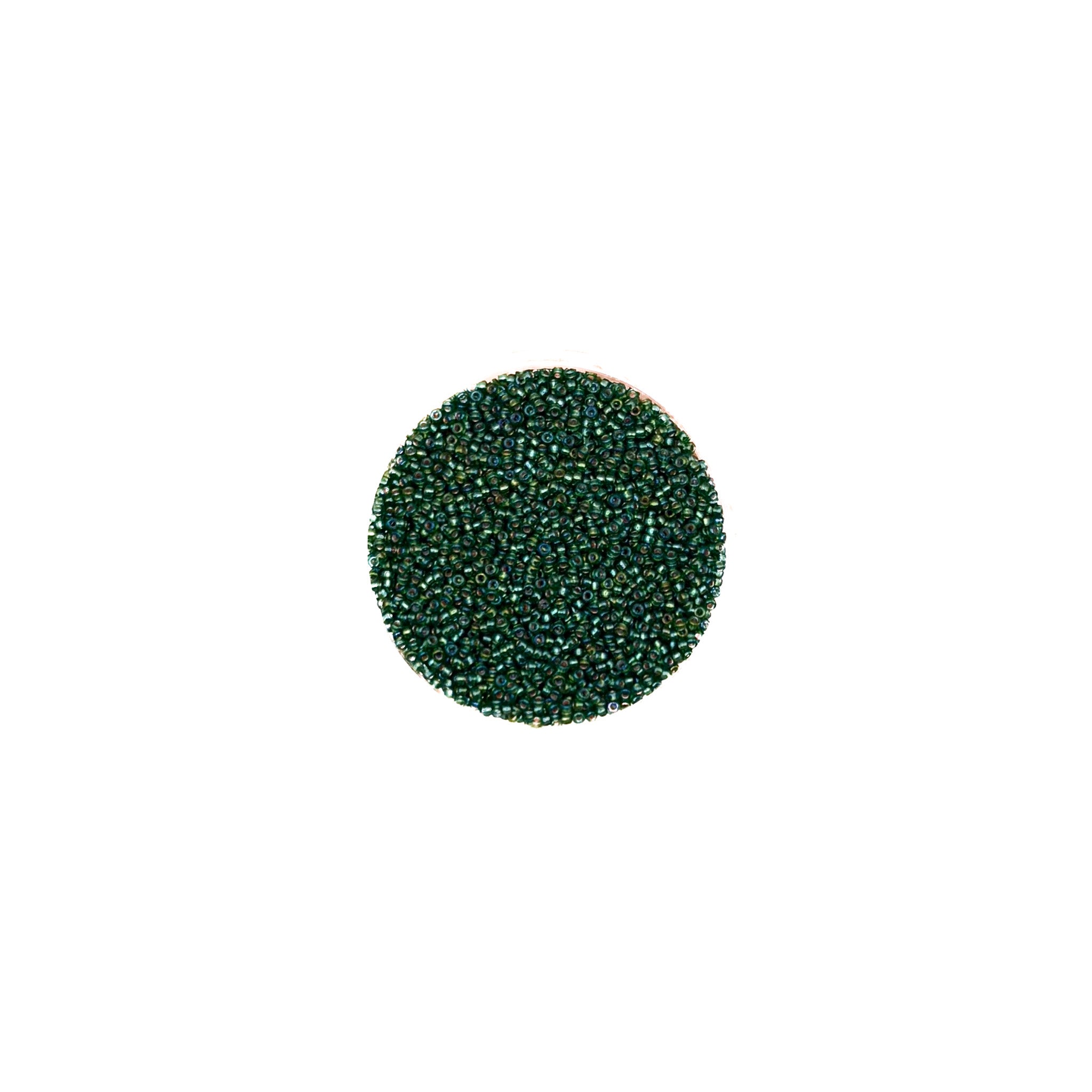 15/0 Silverlined Green AB Miyuki Seed Bead Miyuki Seed Bead | 10 grams | Tube
