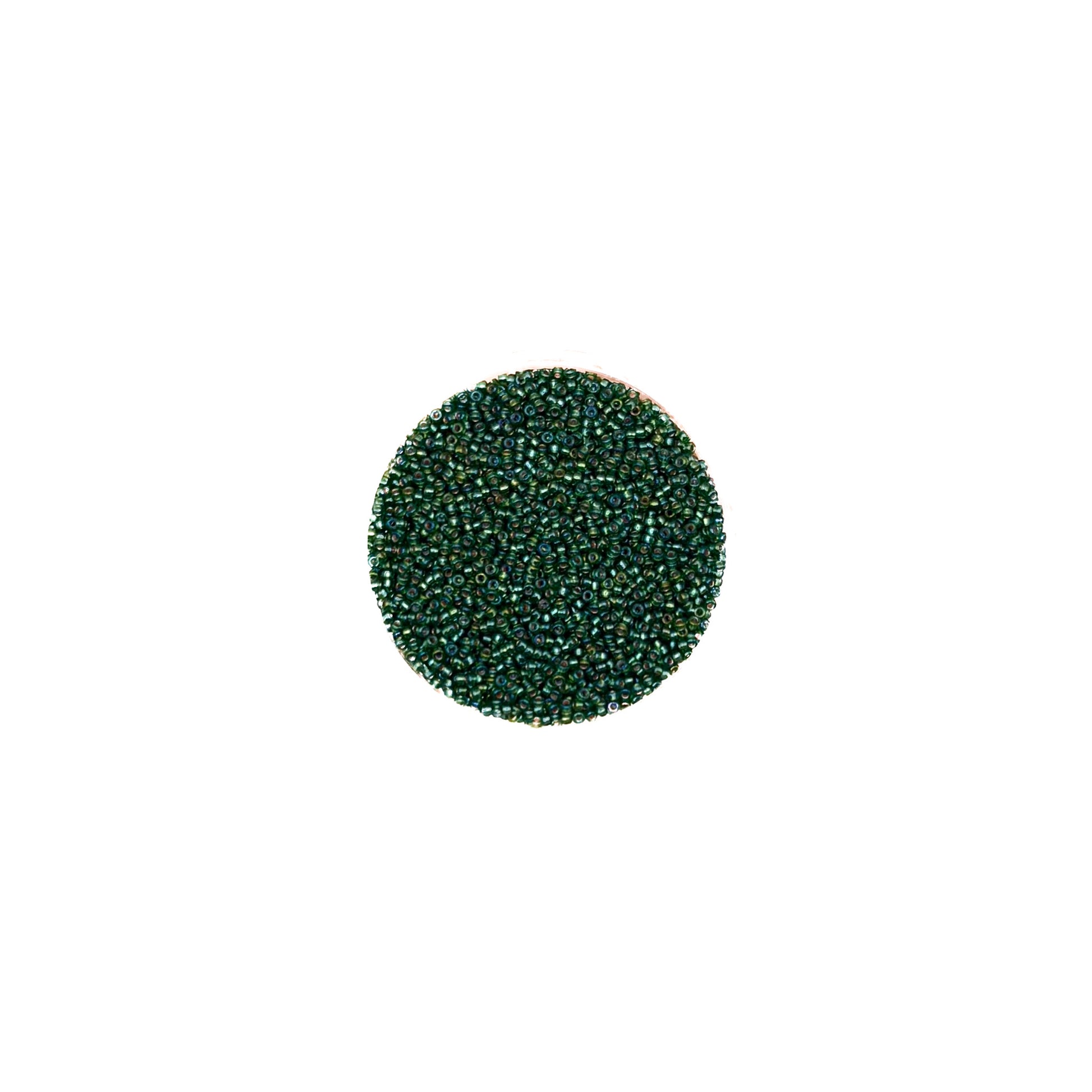 15/0 Silverlined Green AB Miyuki Seed Bead Miyuki Seed Bead | 10 grams | Tube