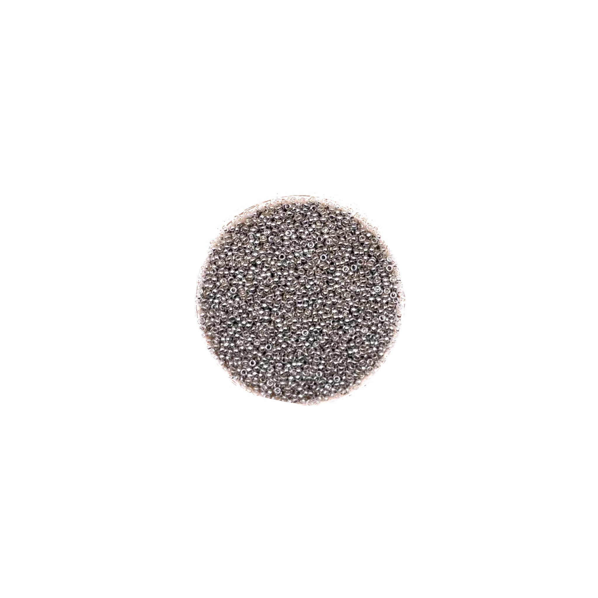 15/0 Galv Silver Miyuki Seed Bead | 10 grams | Tube