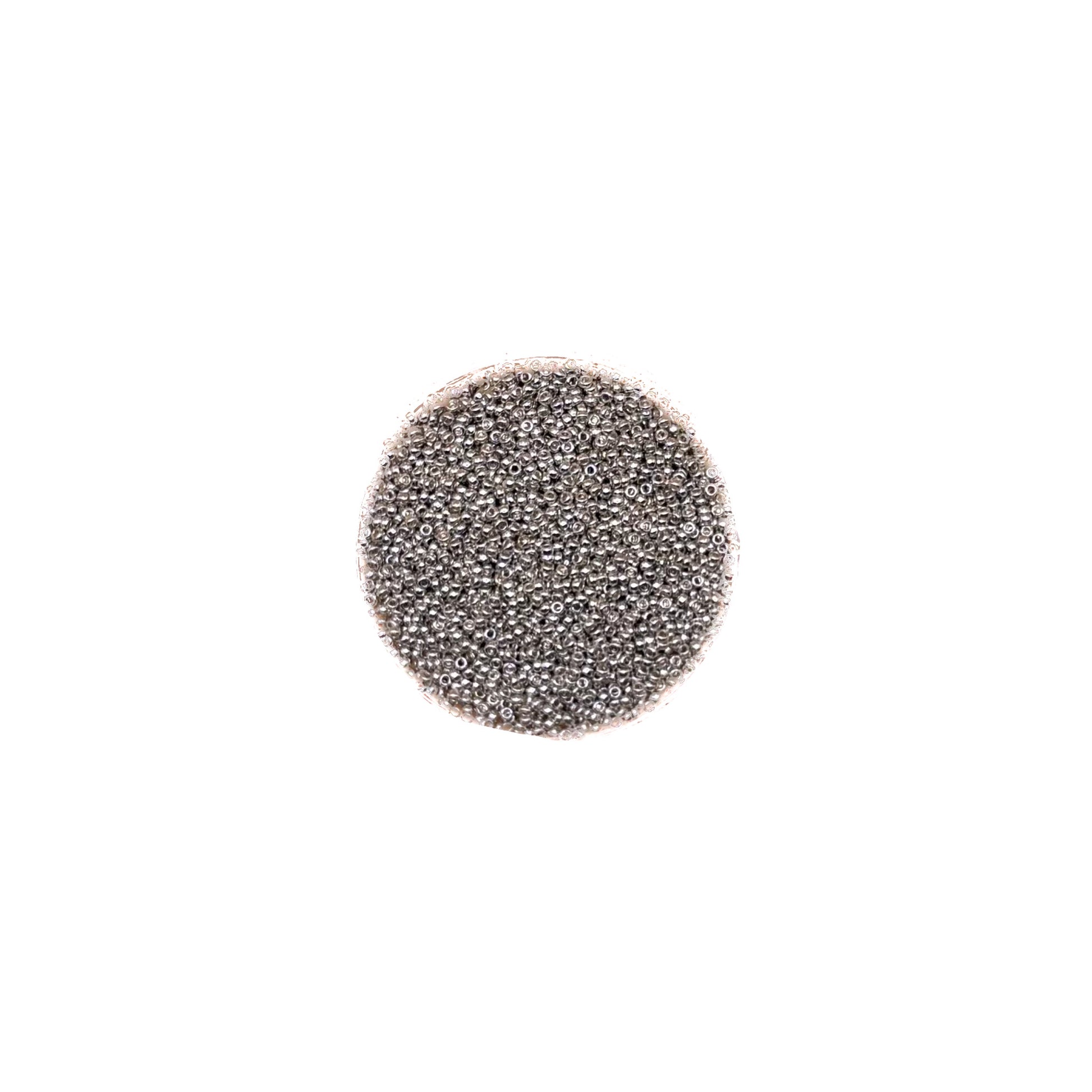 15/0 Galv Silver Miyuki Seed Bead | 10 grams | Tube