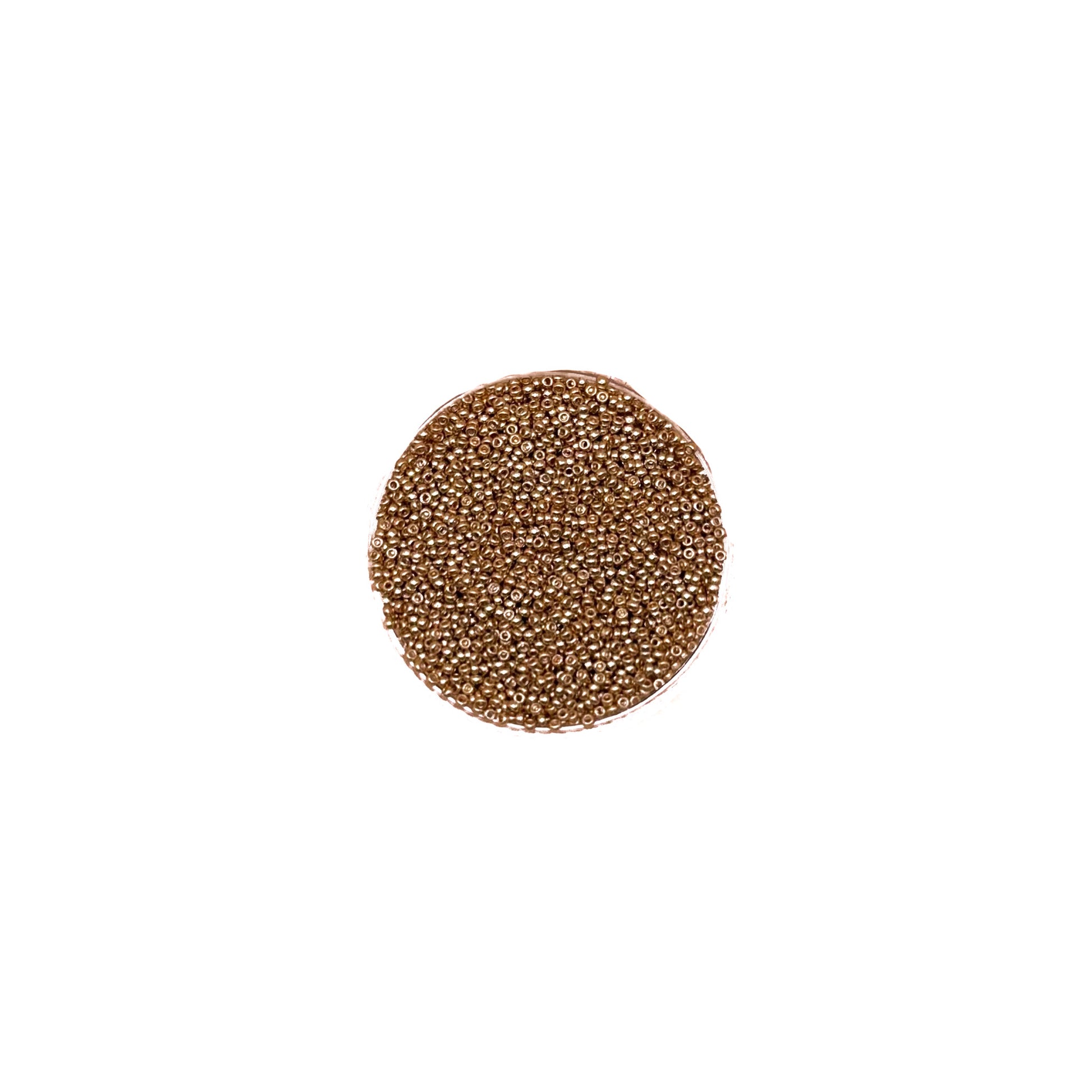 15/0 Galv Dk Yellow Gold Miyuki Seed Bead | 10 grams | Tube