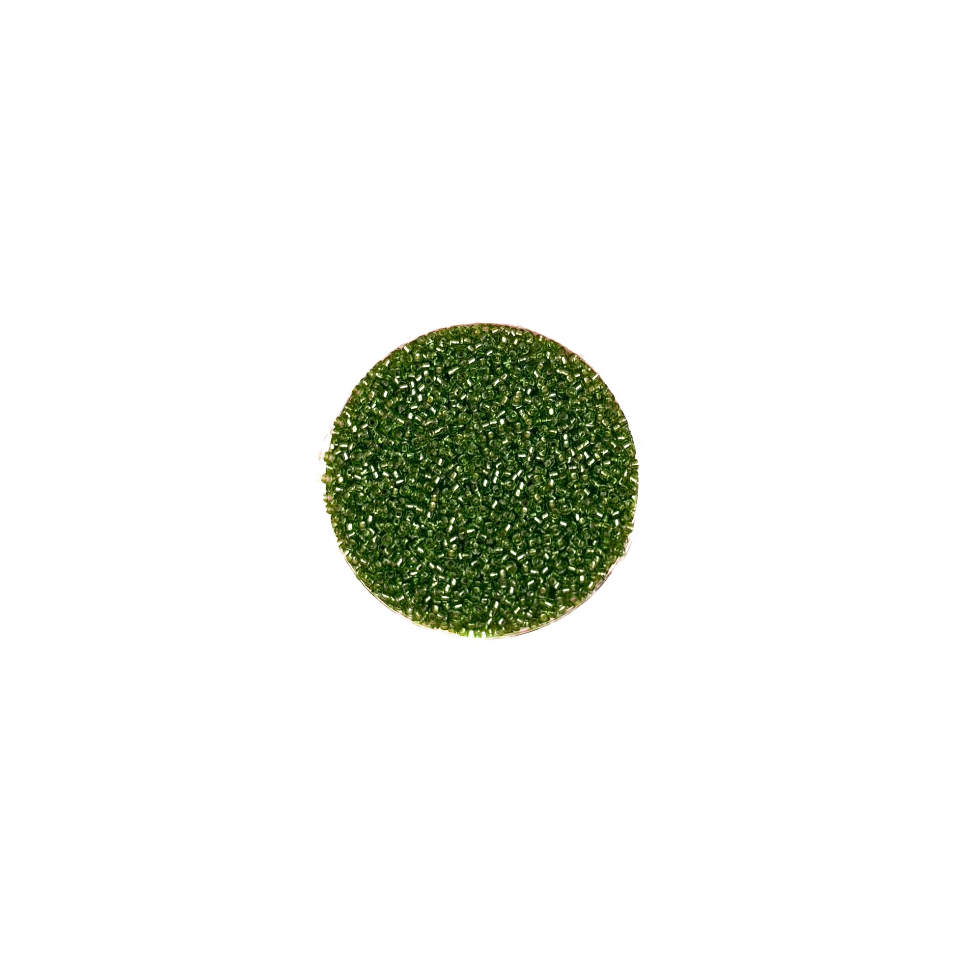 15/0 Silverlined Lime Miyuki Seed Bead Miyuki Seed Bead | 10 grams | Tube