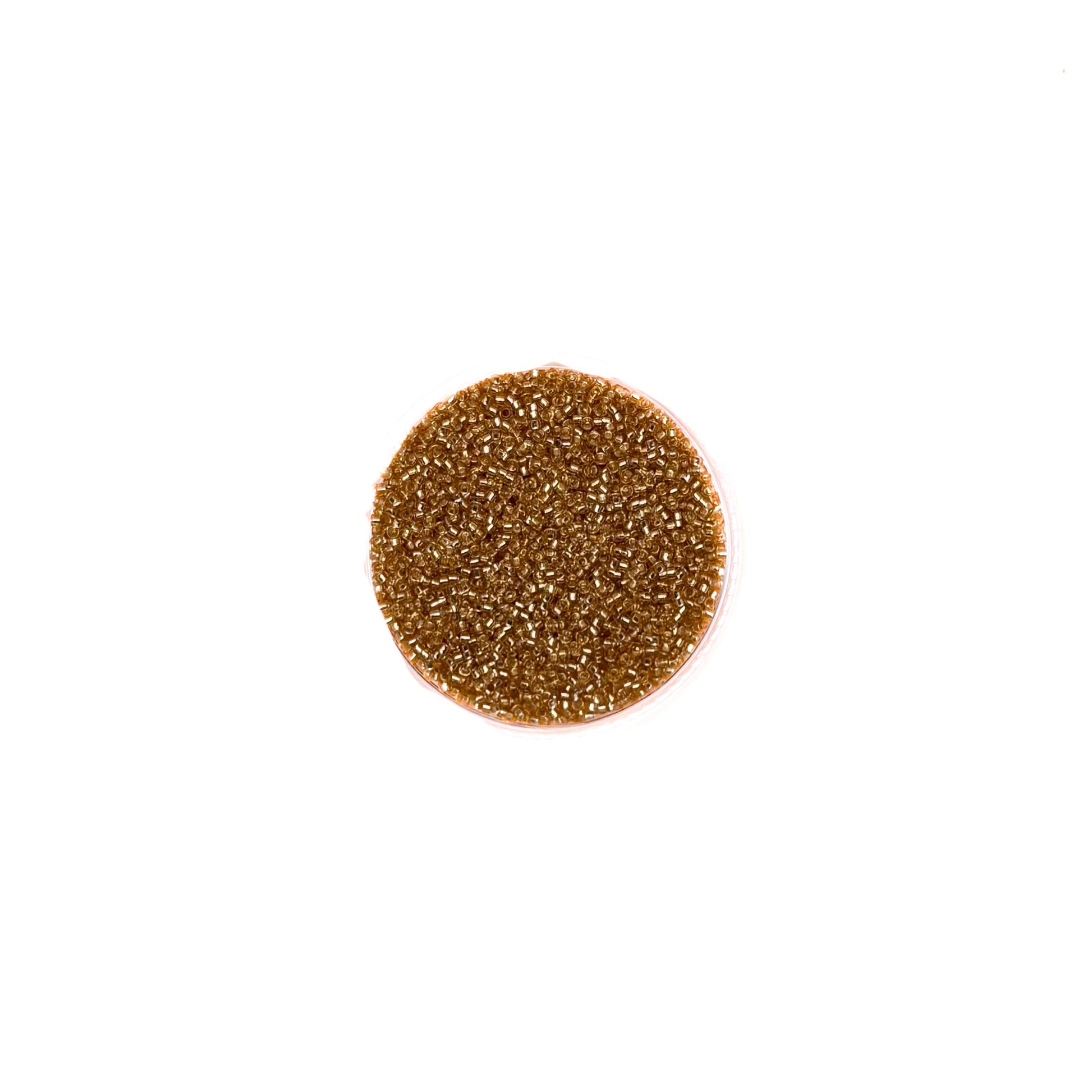 15/0 Silverlined Gold Miyuki Seed Bead | 10 grams | Tube