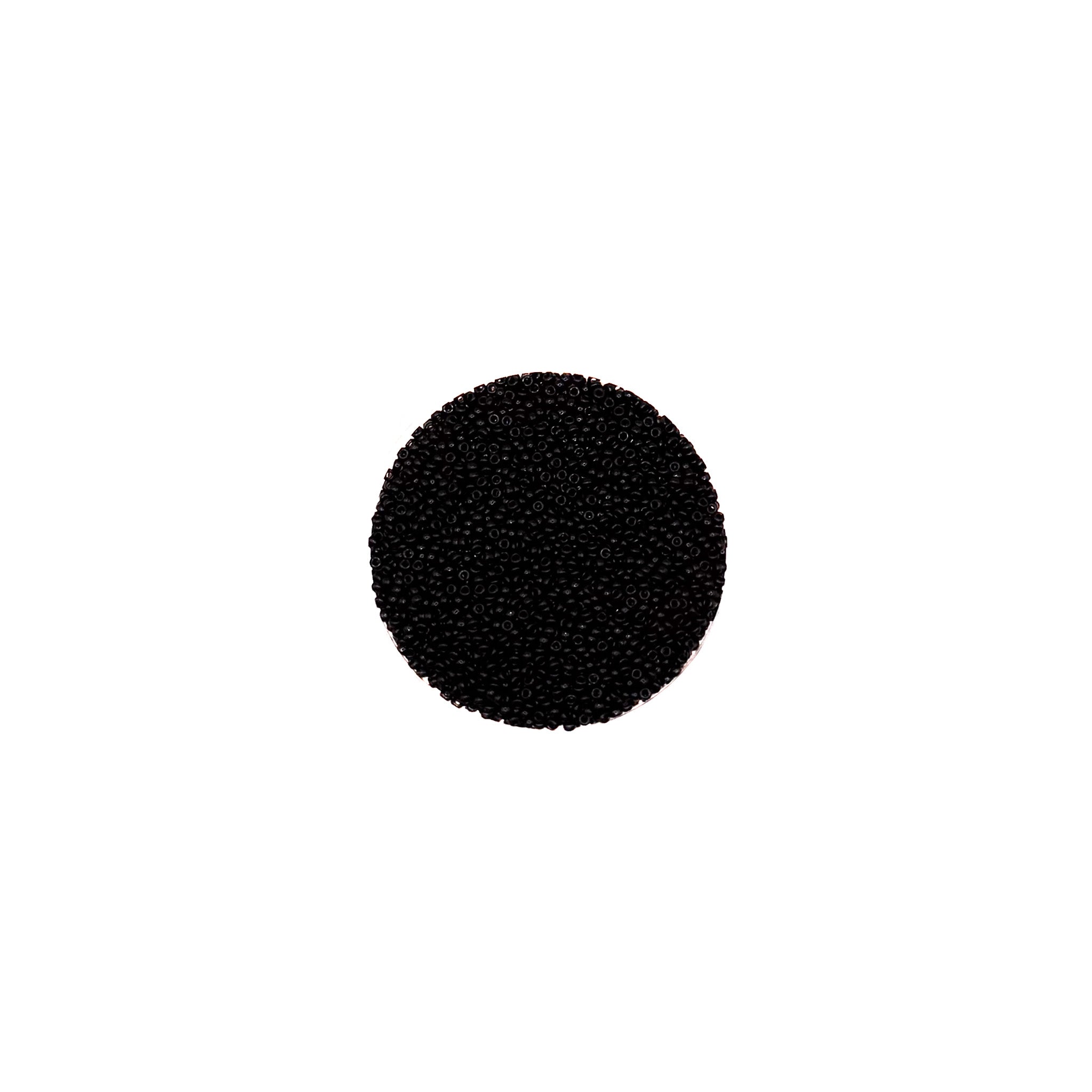 15/0 Black Miyuki Seed Bead | 10 grams | Tube