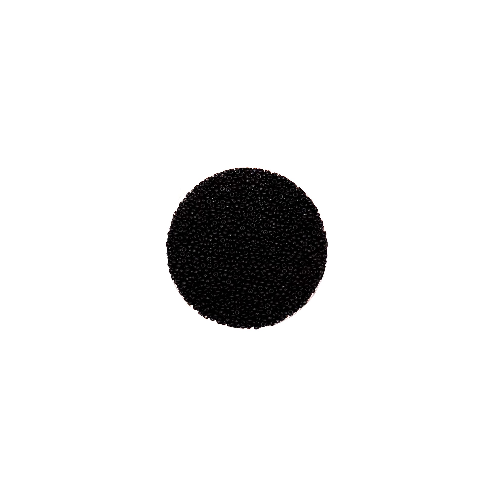 15/0 Black Miyuki Seed Bead | 10 grams | Tube