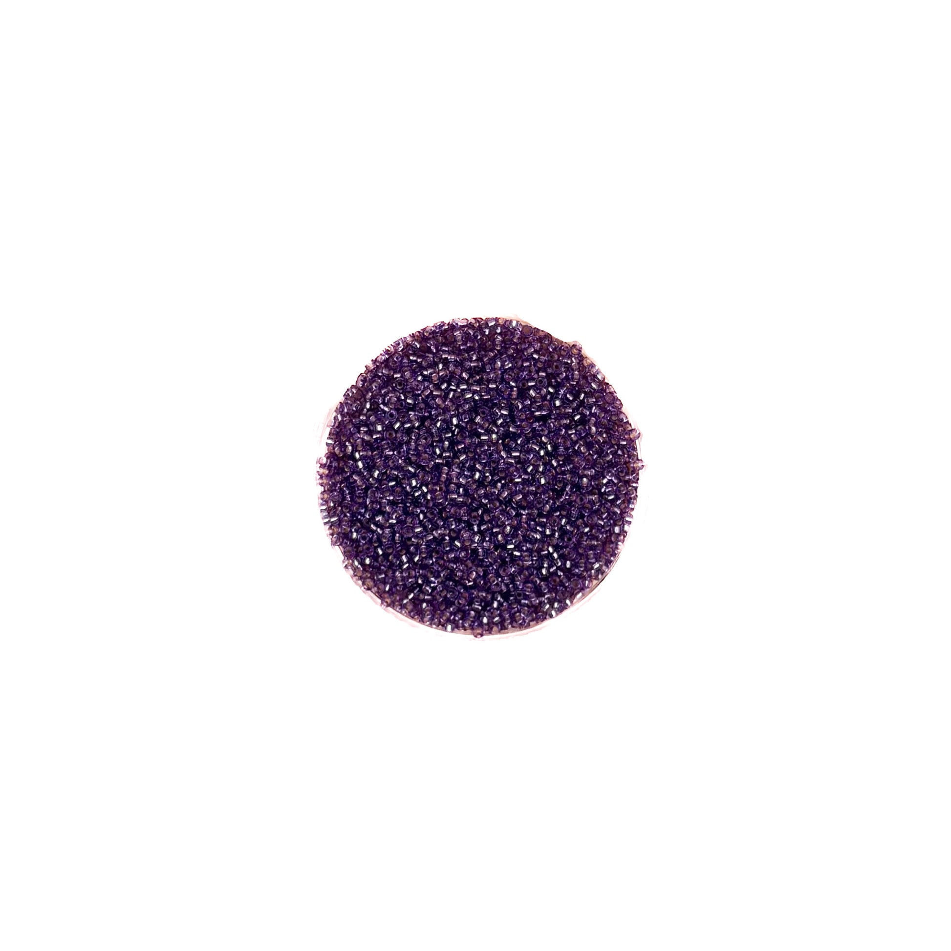 15/0 Duracoat Silverlined Dyed Dk Orchid Miyuki Seed Bead Miyuki Seed Bead | 10 grams | Tube