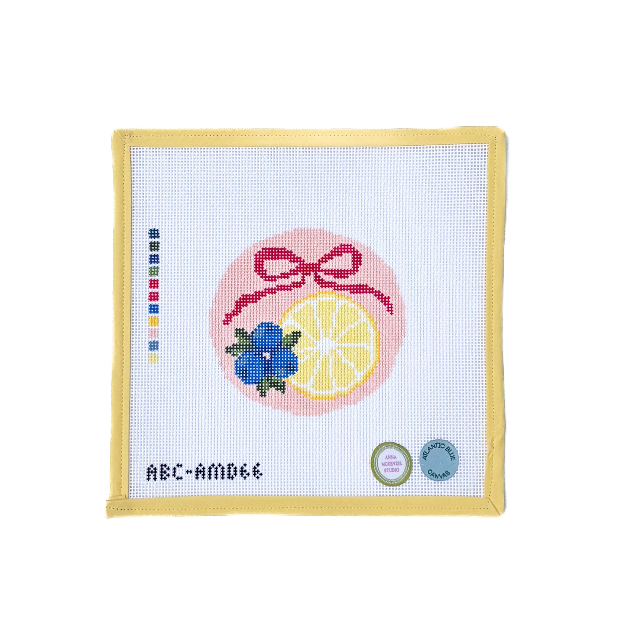 Lemon and Blueberry Bow Round