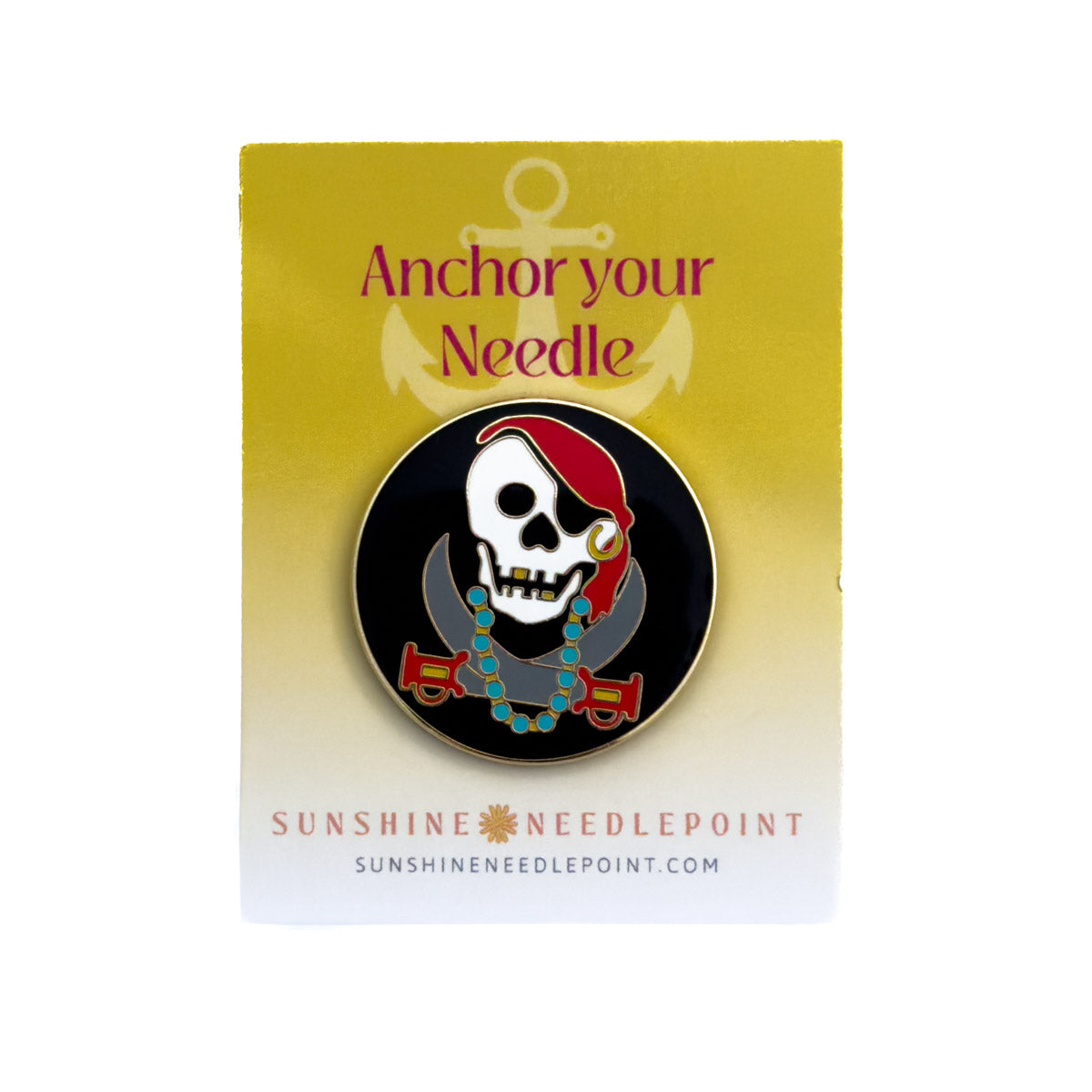 Pirate Skull Needle Minder