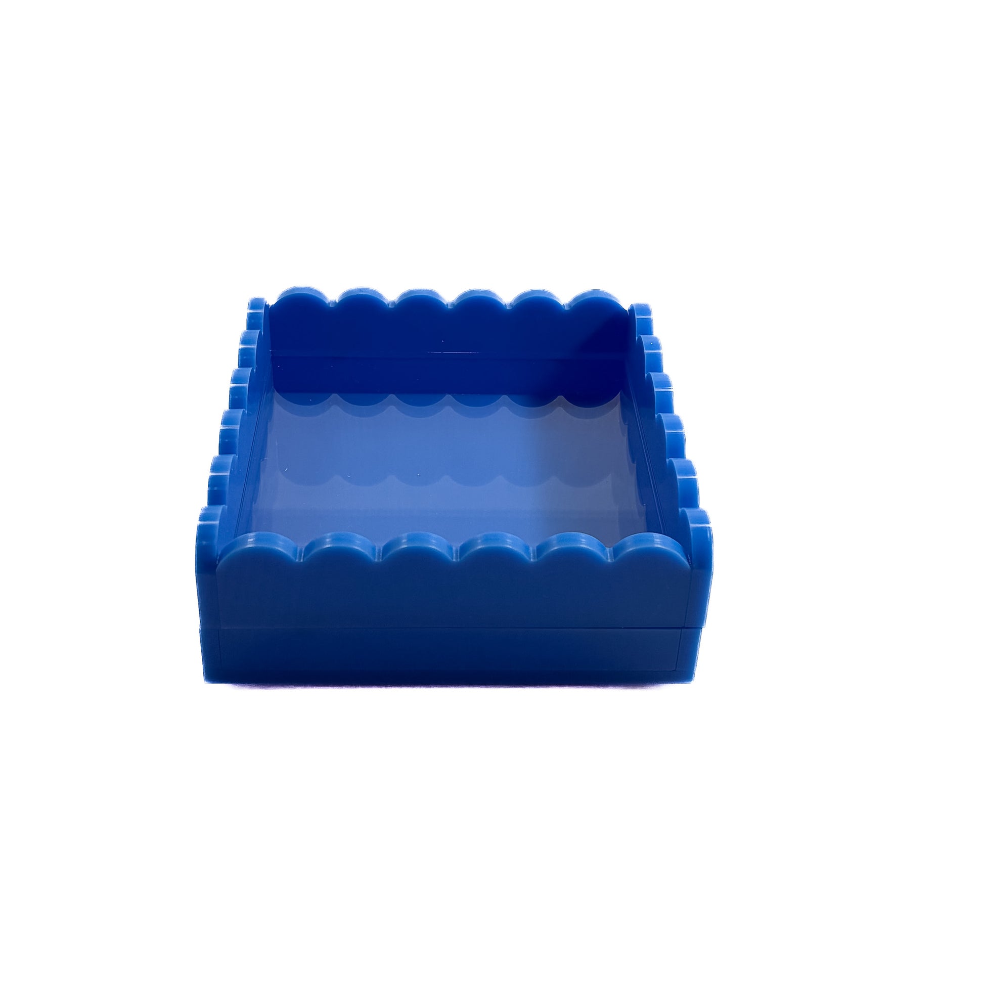 Self Finishing Scallop Acrylic Tray