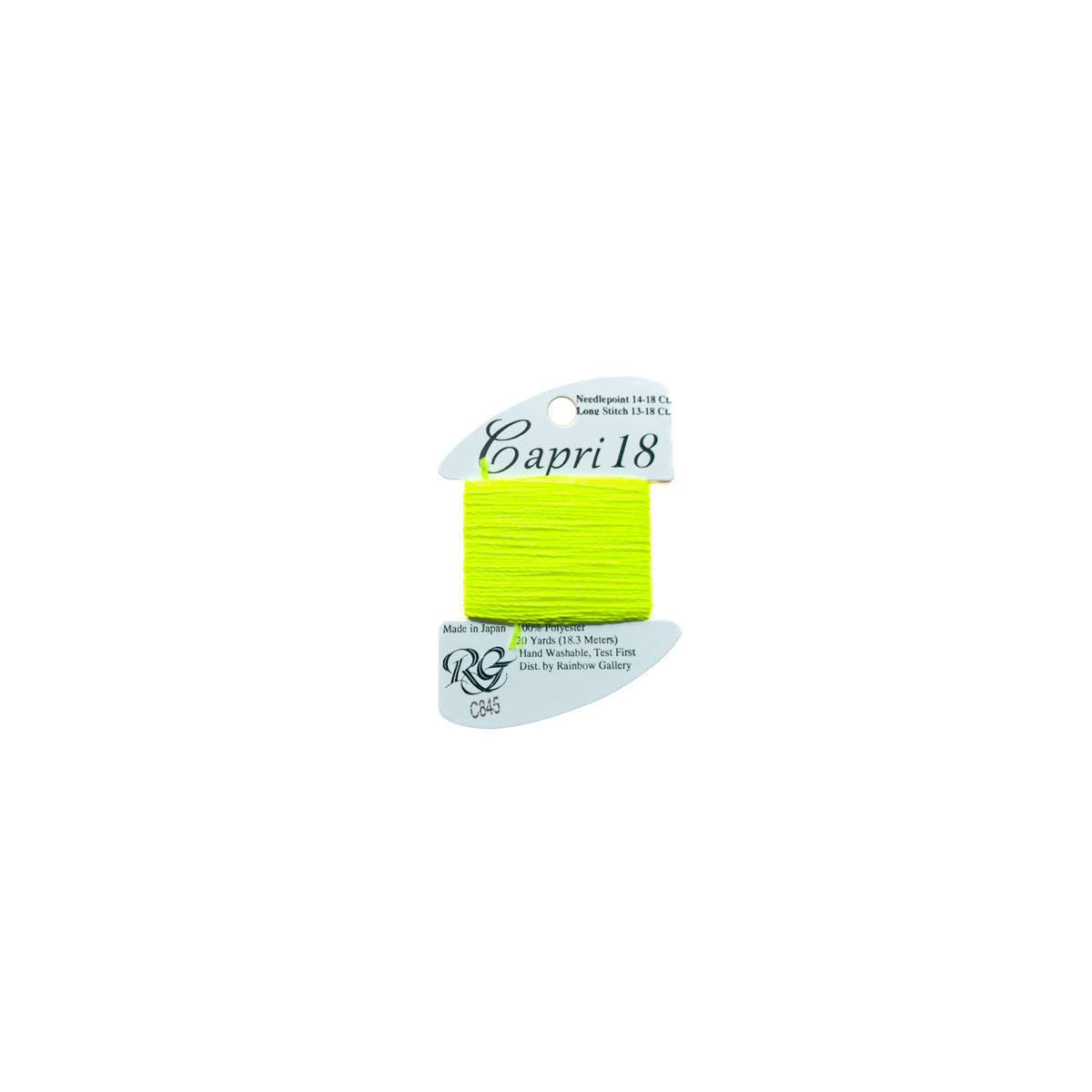 Capri 18 - C845 Neon Yellow