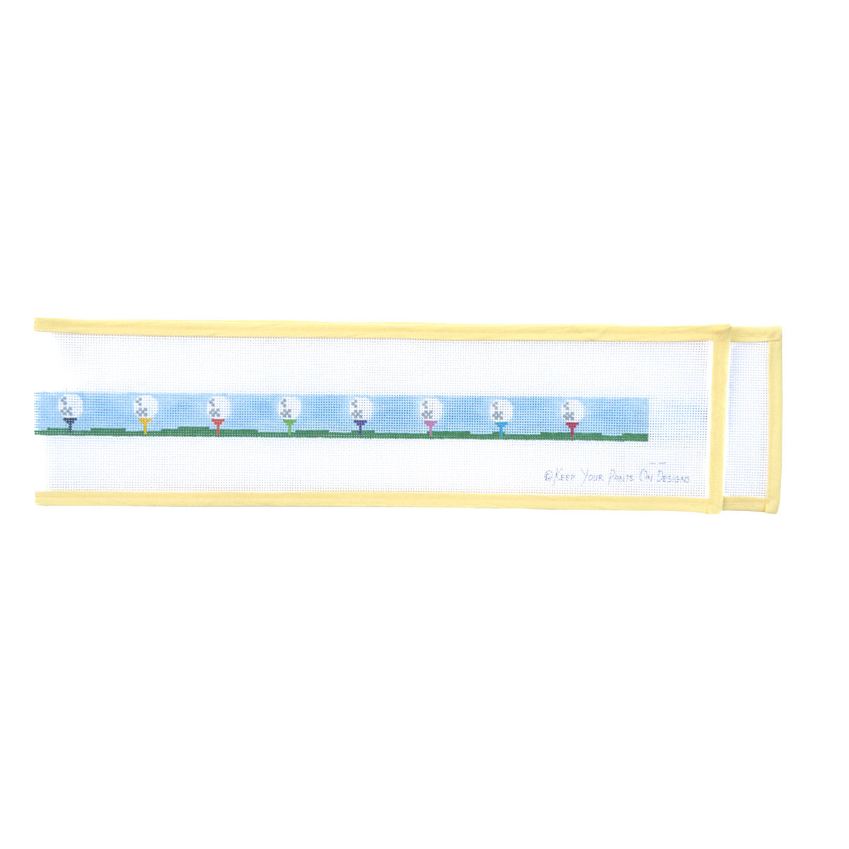 Golf Balls on Tees Belt