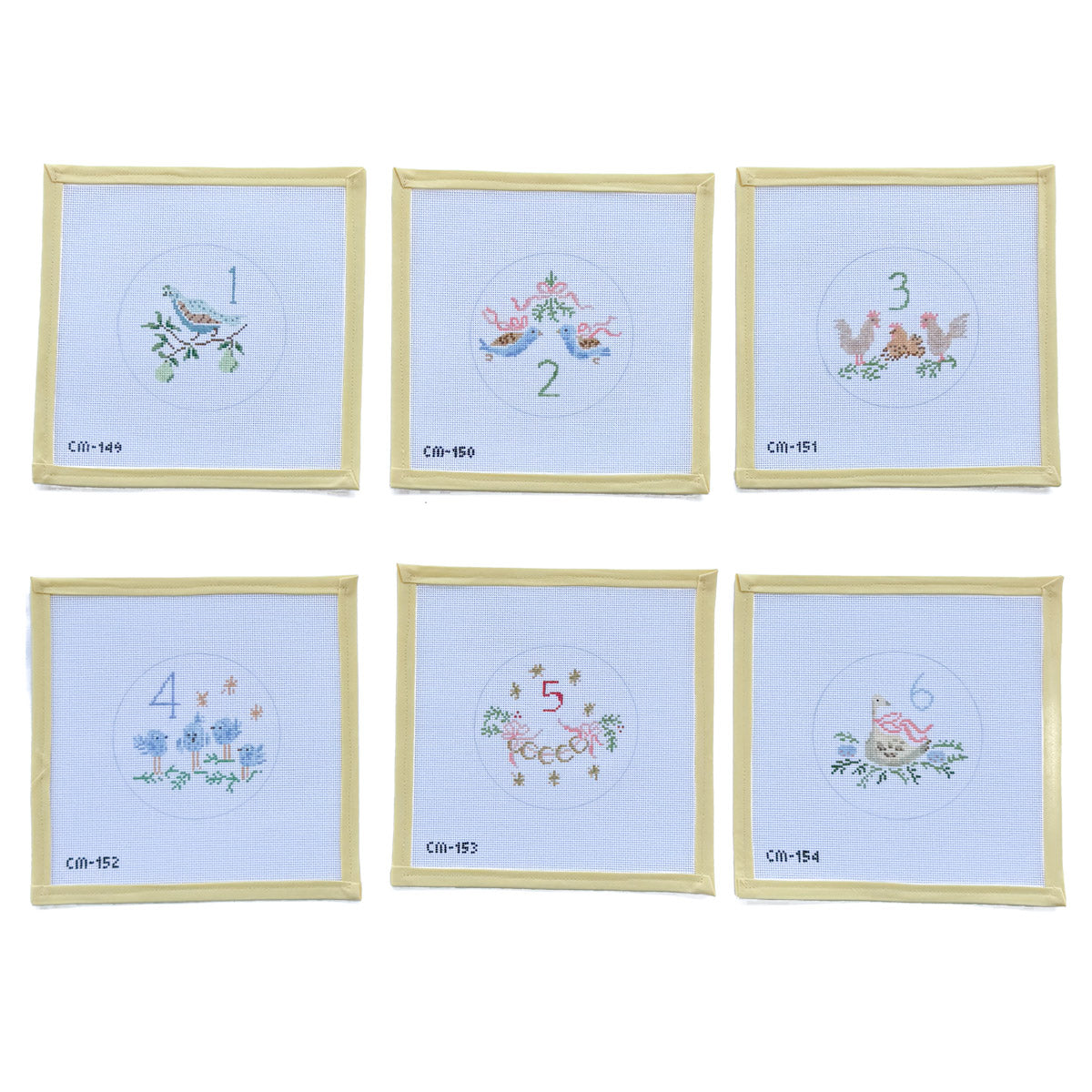12 Days of Christmas Ornament Complete Set of 12