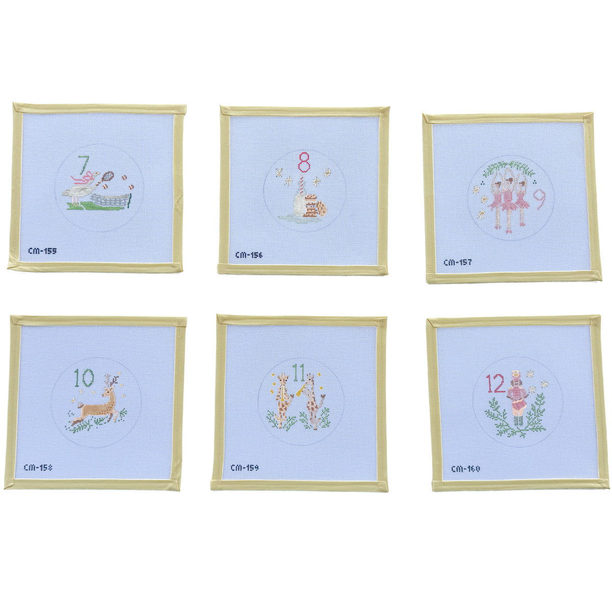 12 Days of Christmas Ornament Complete Set of 12