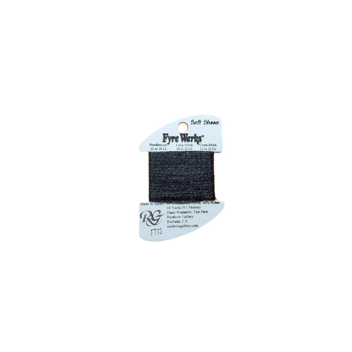 Fyre Werks Soft Sheen - FT13 Charcoal