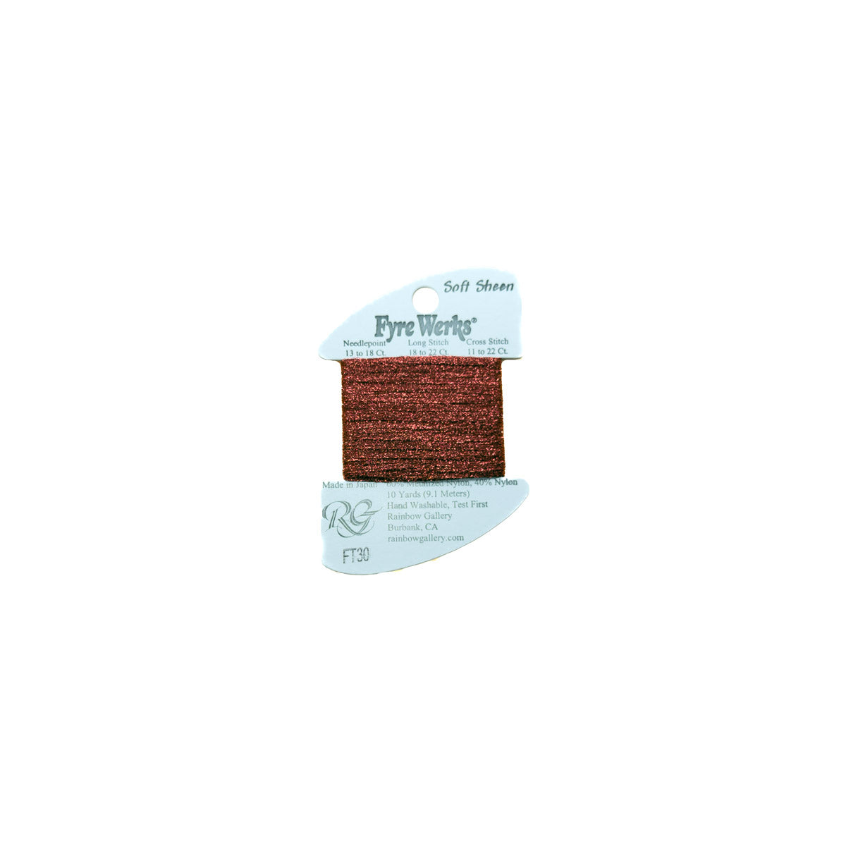 Fyre Werks Soft Sheen - FT30 Red