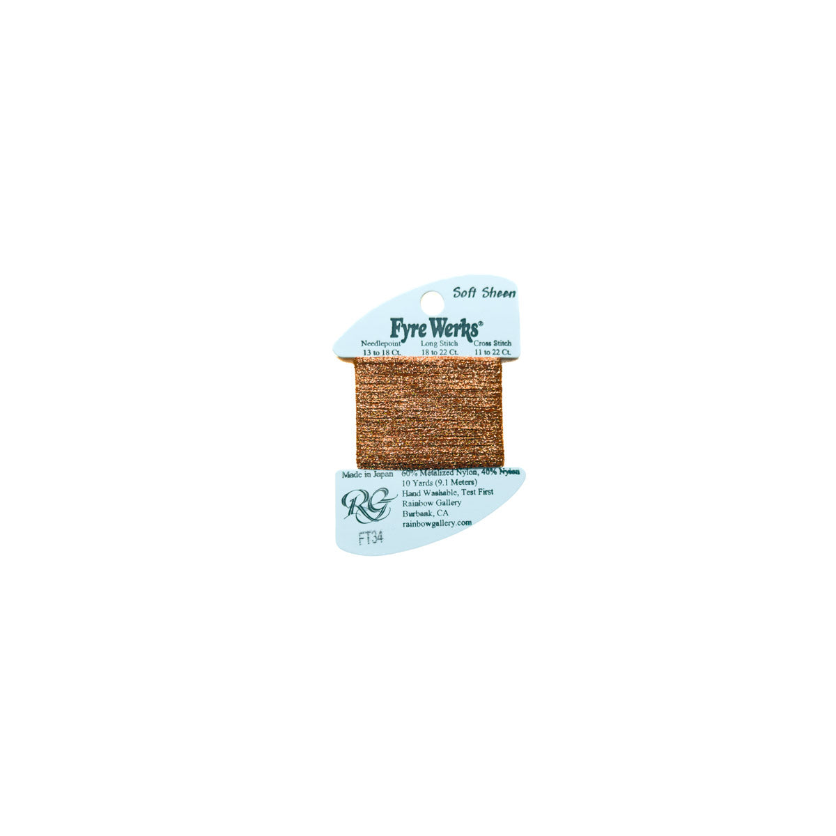 Fyre Werks Soft Sheen - FT34 Red Orange