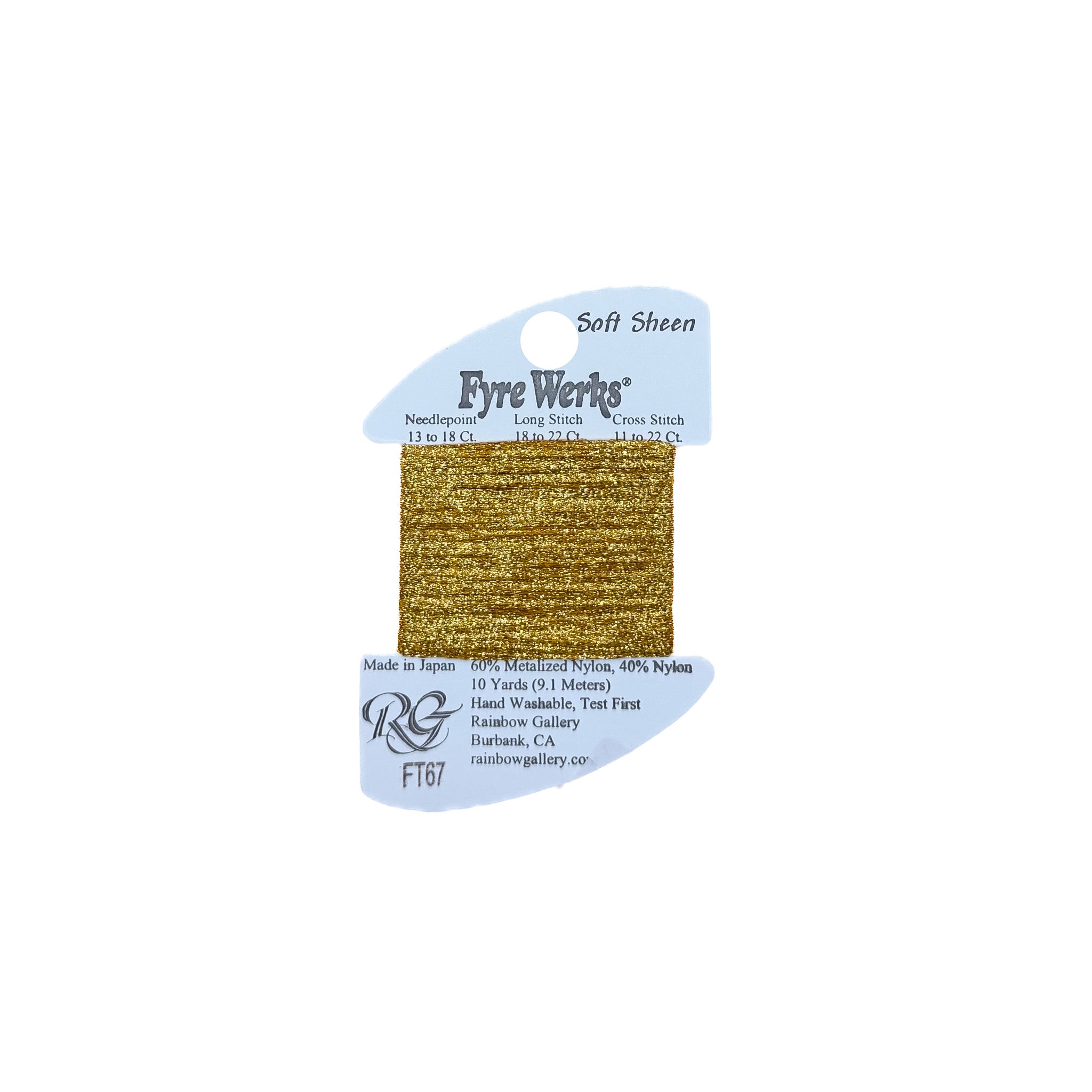 Fyre Werks Soft Sheen - FT67 Inca Gold