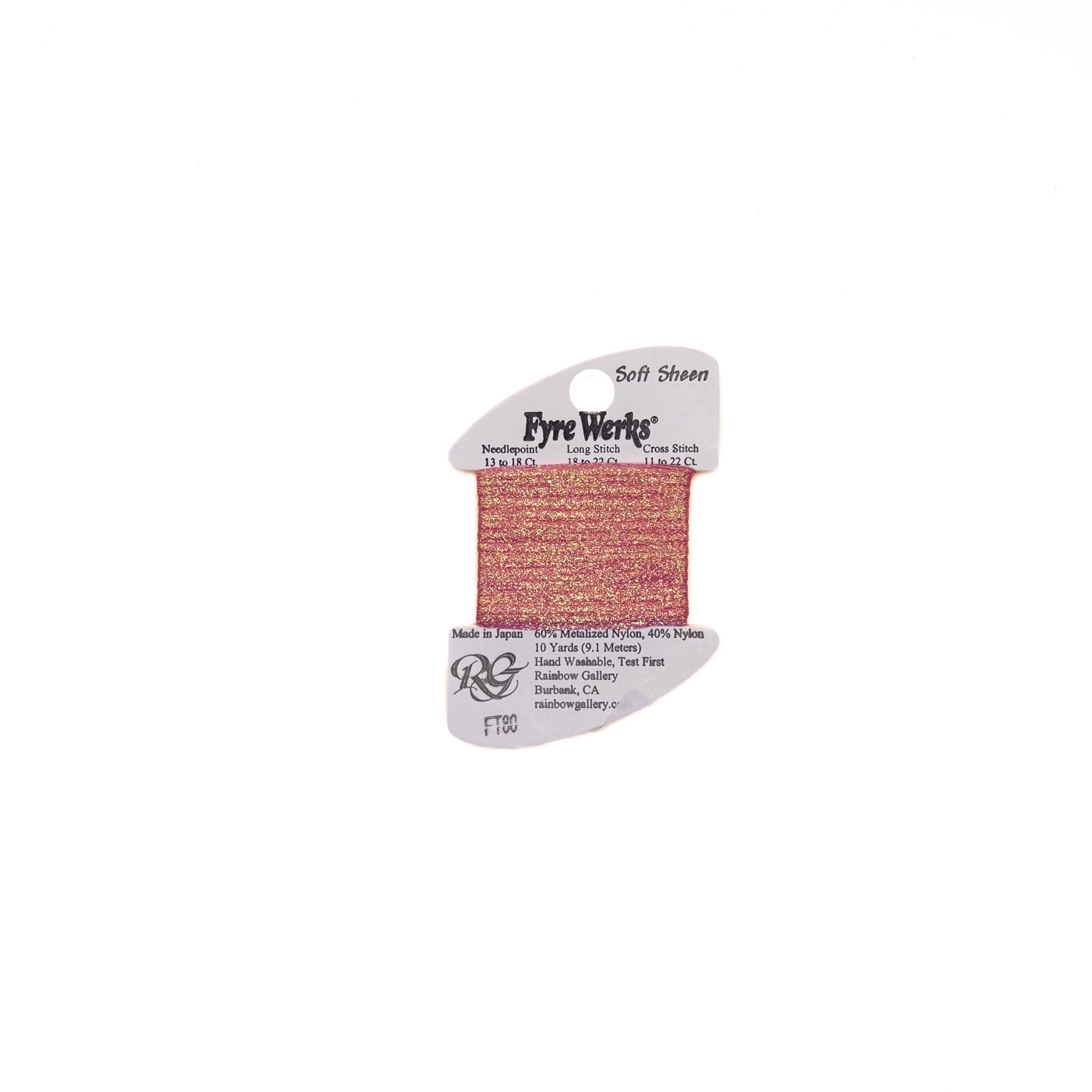 Fyre Werks Soft Sheen - FT80 Pink Pearl