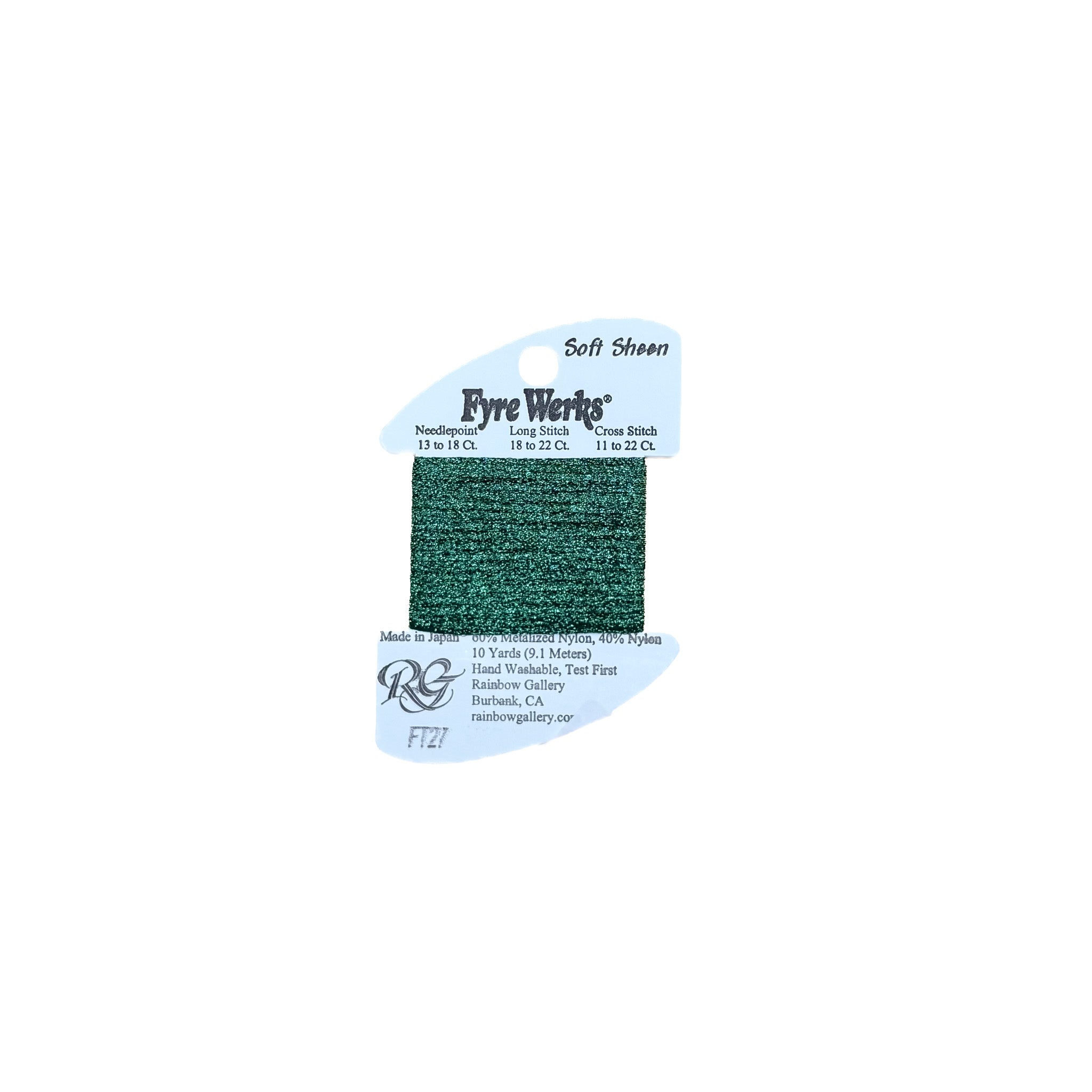 Fyre Werks Soft Sheen - FT27 Tree Green
