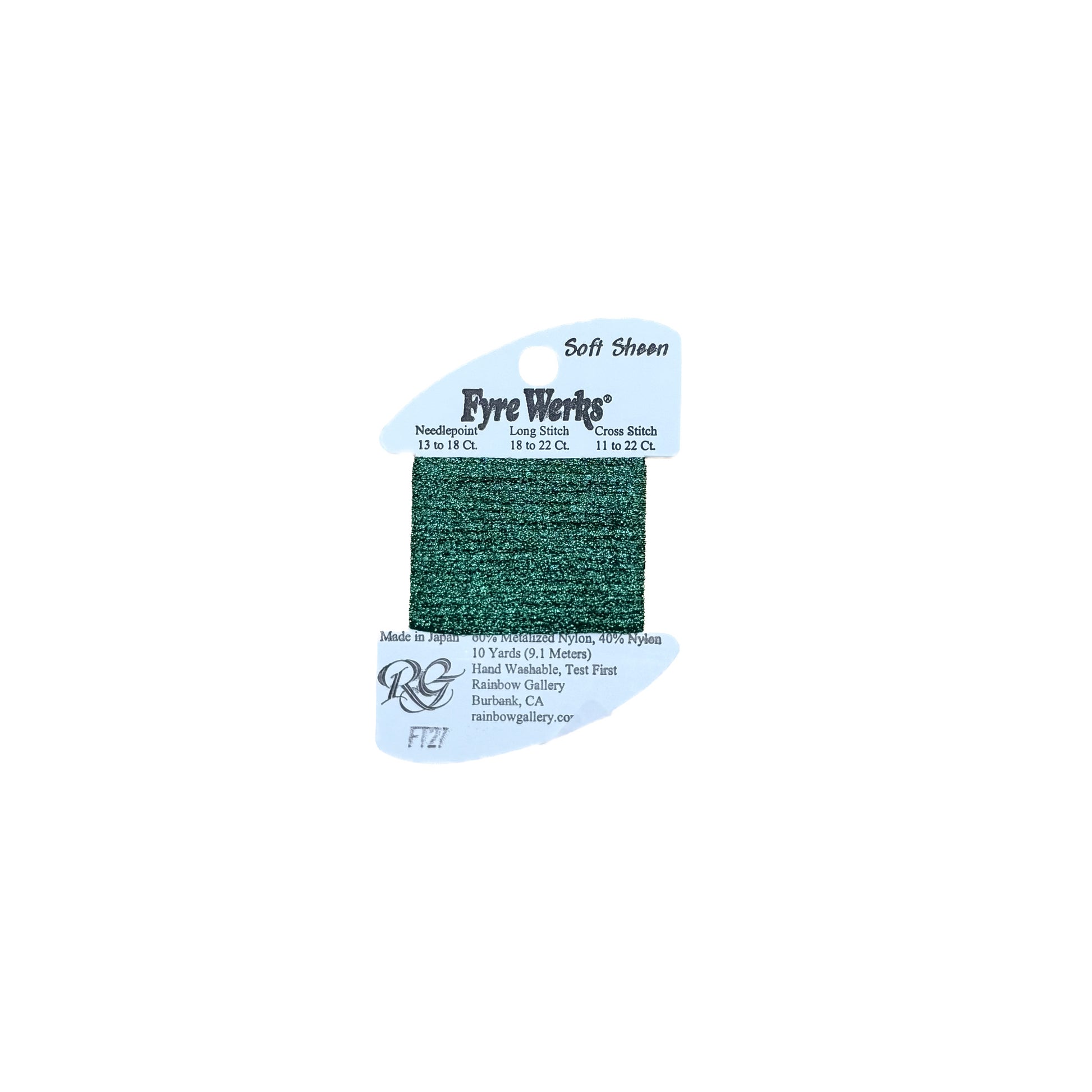 Fyre Werks Soft Sheen - FT27 Tree Green