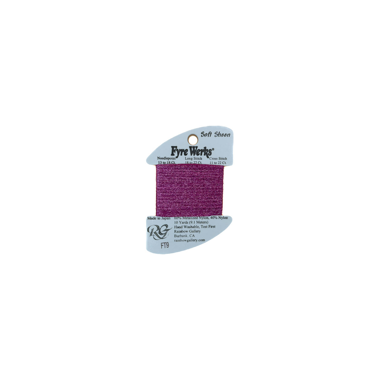Fyre Werks Soft Sheen - FT9 Rose