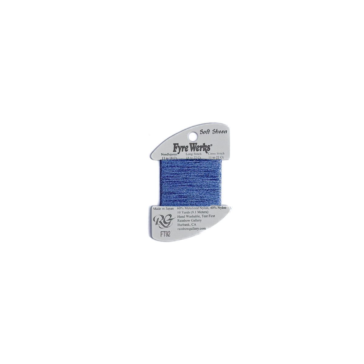 Fyre Werks Soft Sheen - FT92 Azure Blue