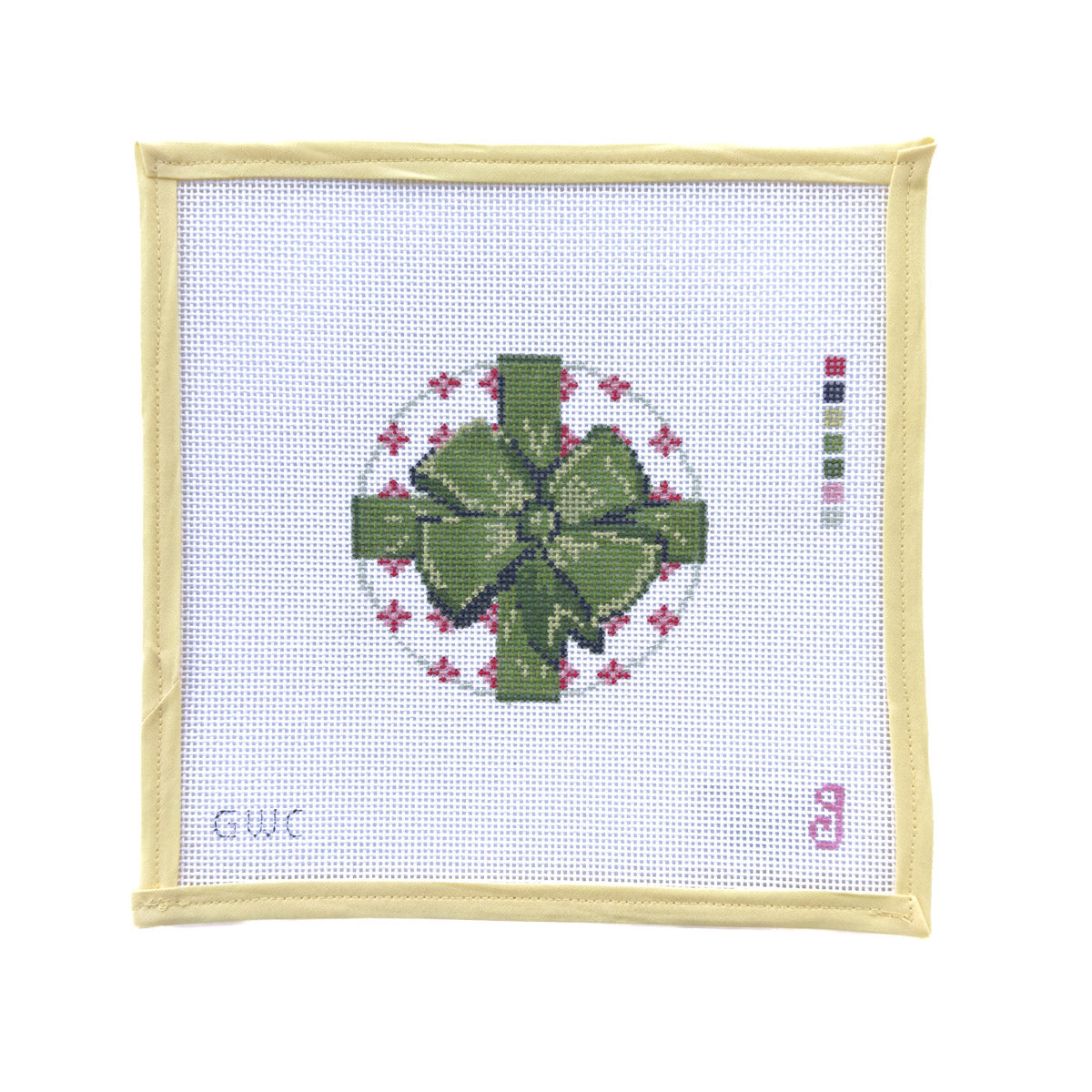 Green Bow Gift Round
