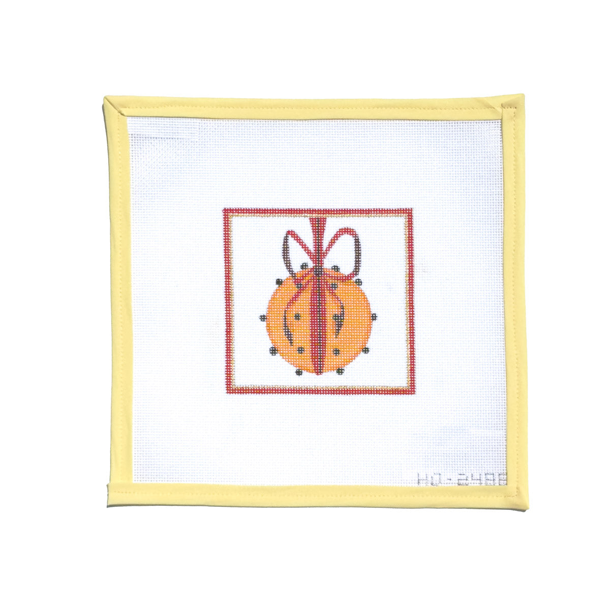 Orange Ornament Square