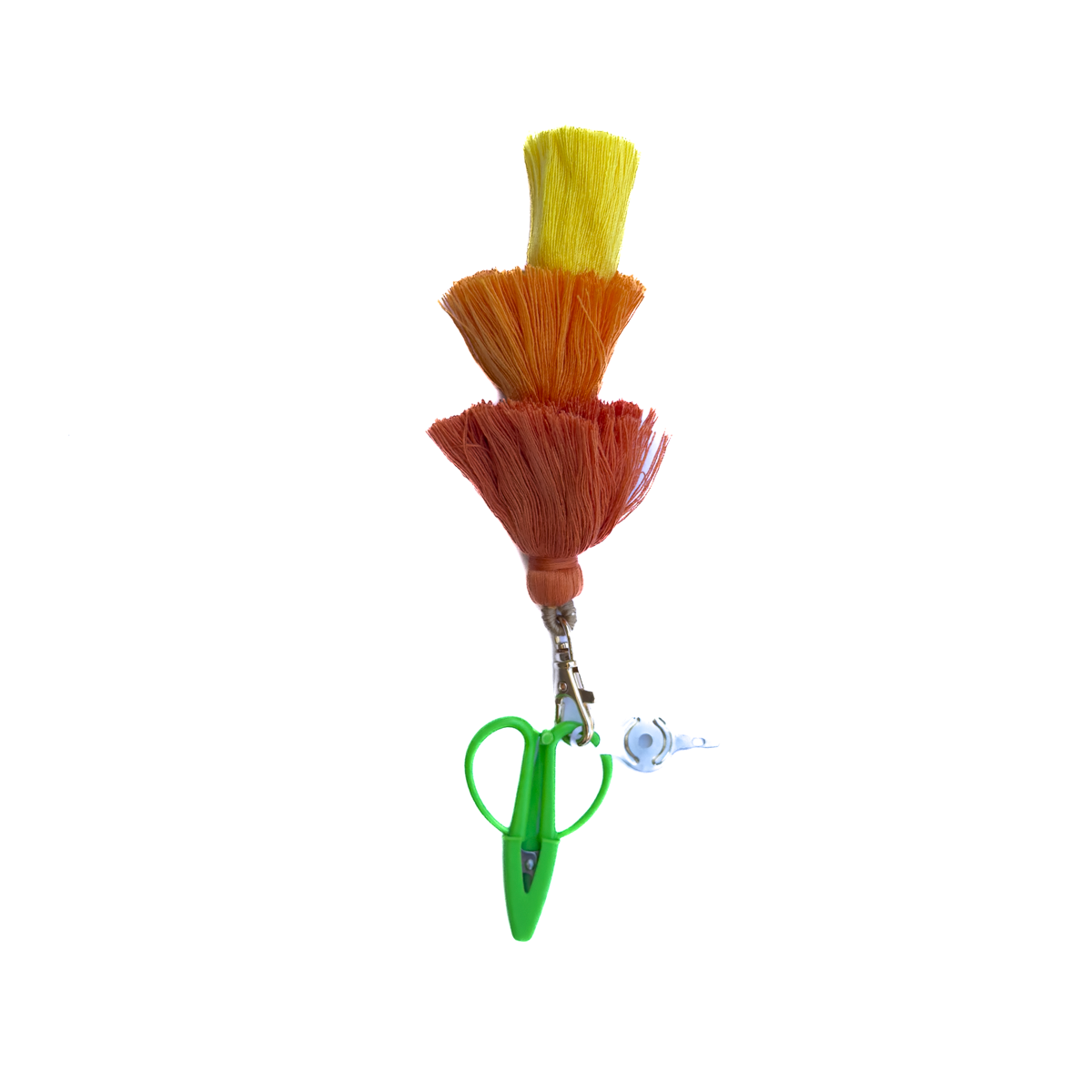 3 Tiered Ombre Tassel with Clasp (large),  Super Snips and Jiffy Needle Threader