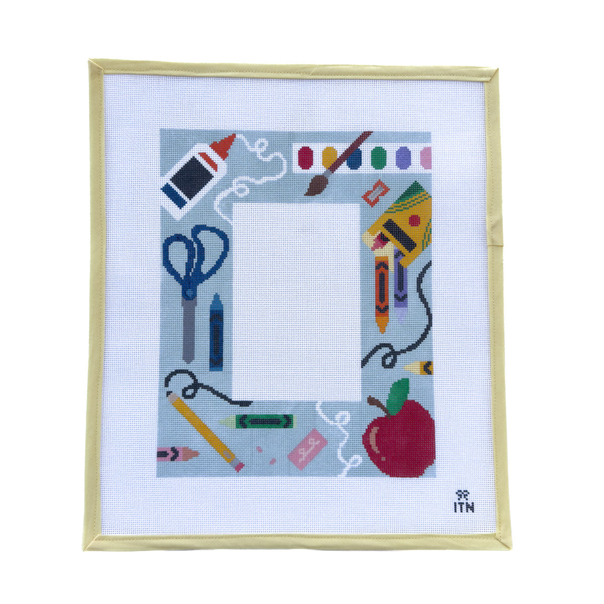 School Supply Picture Frame