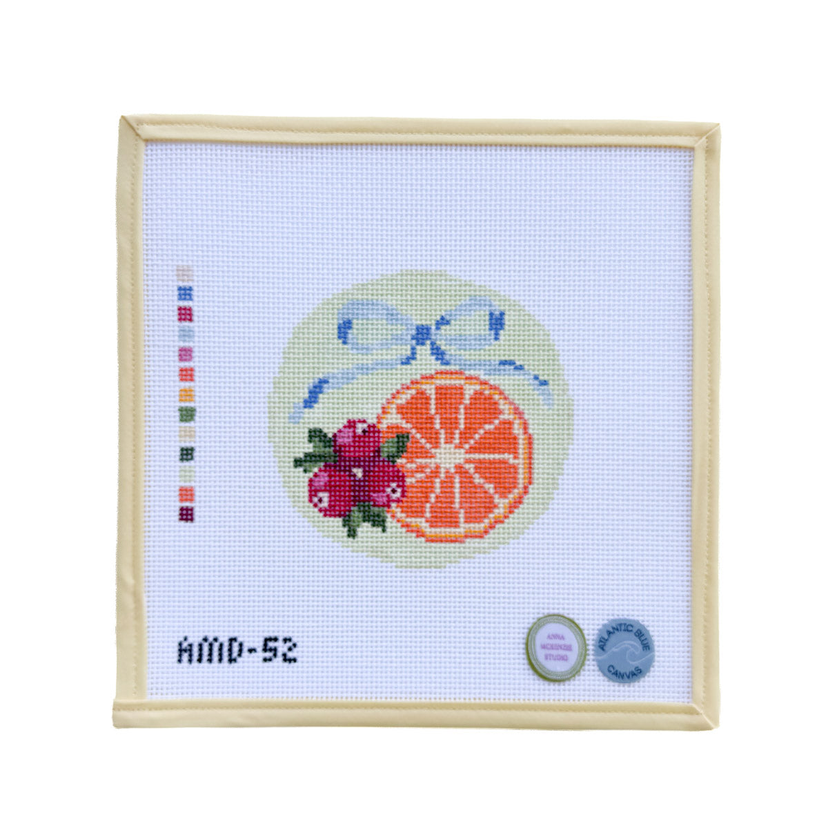Orange and Cranberry Bow Round