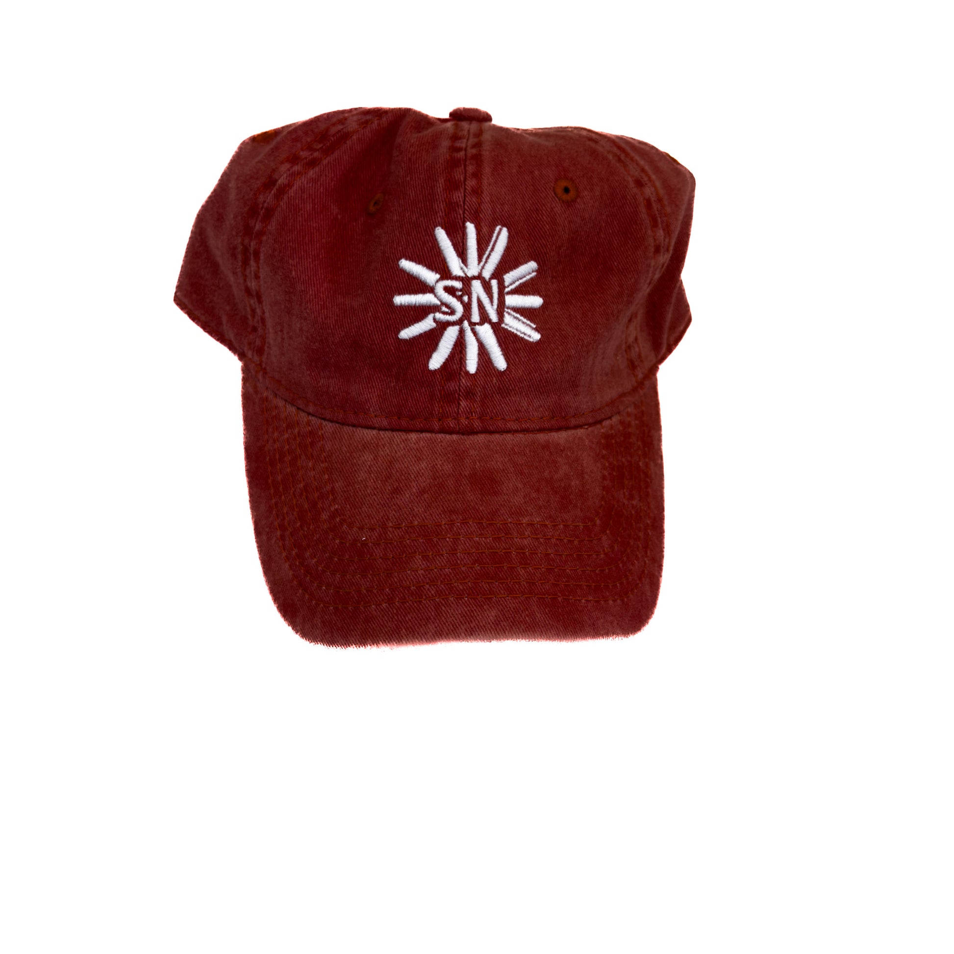 Sunshine Needlepoint Baseball Cap (SN logo coral)