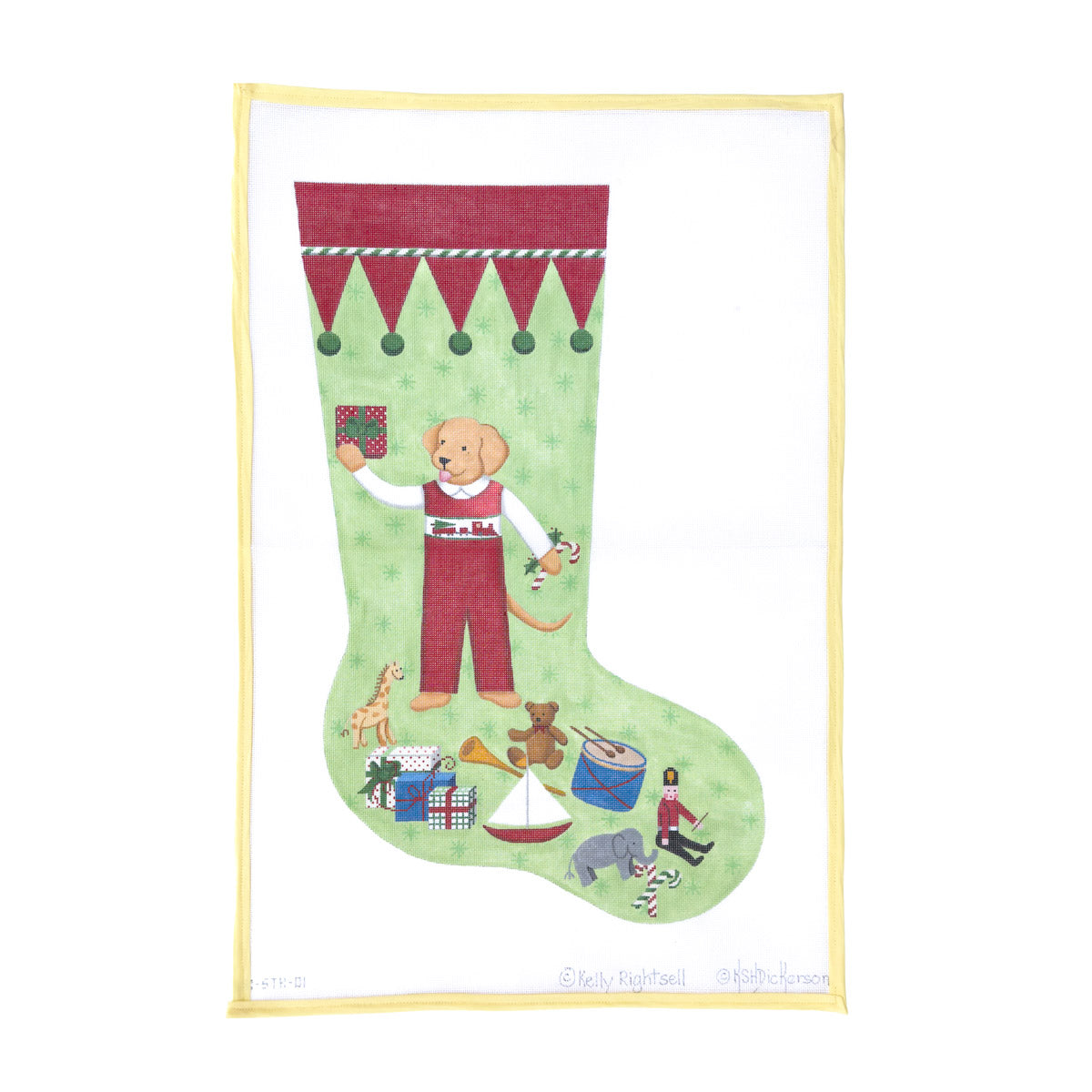 Boy Dog Stocking