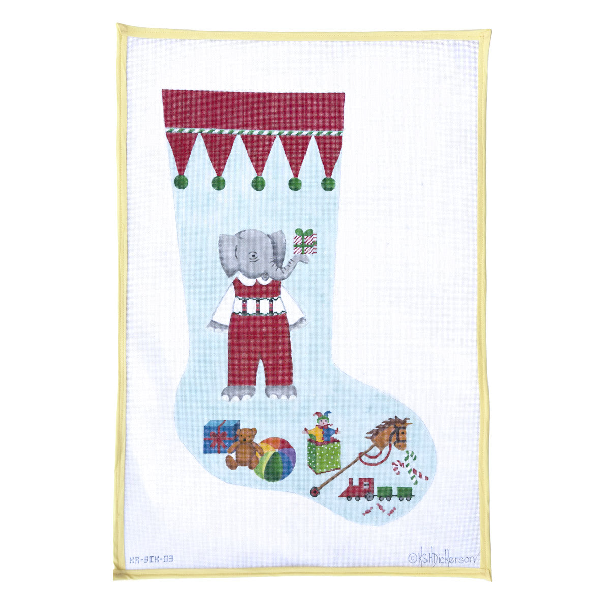 Boy Elephant Stocking