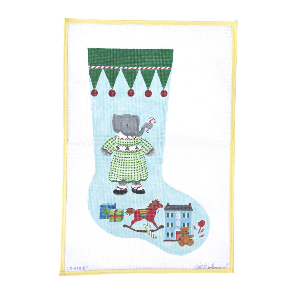 Girl Elephant Stocking