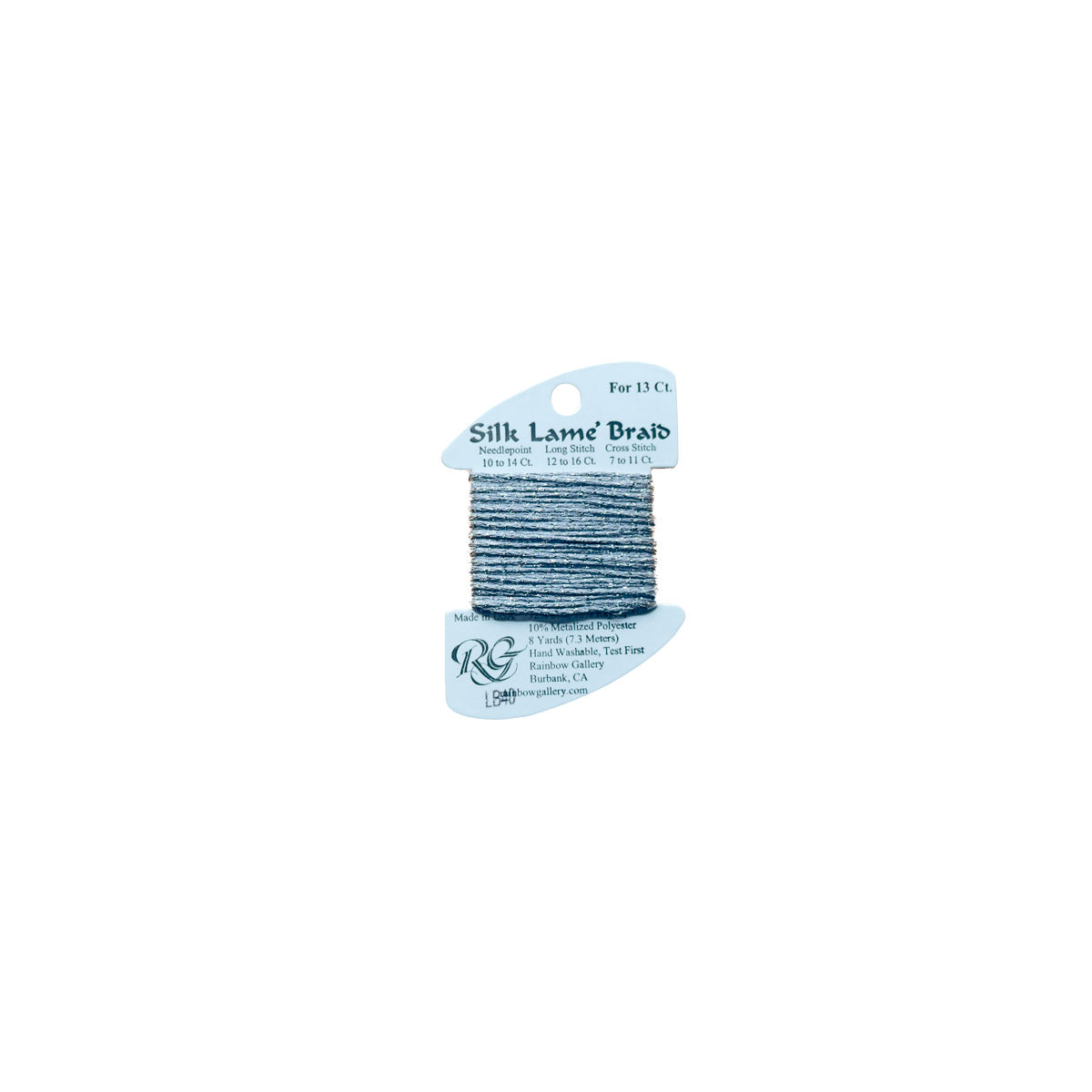 Silk Lamé Braid - LB40 Dove Grey