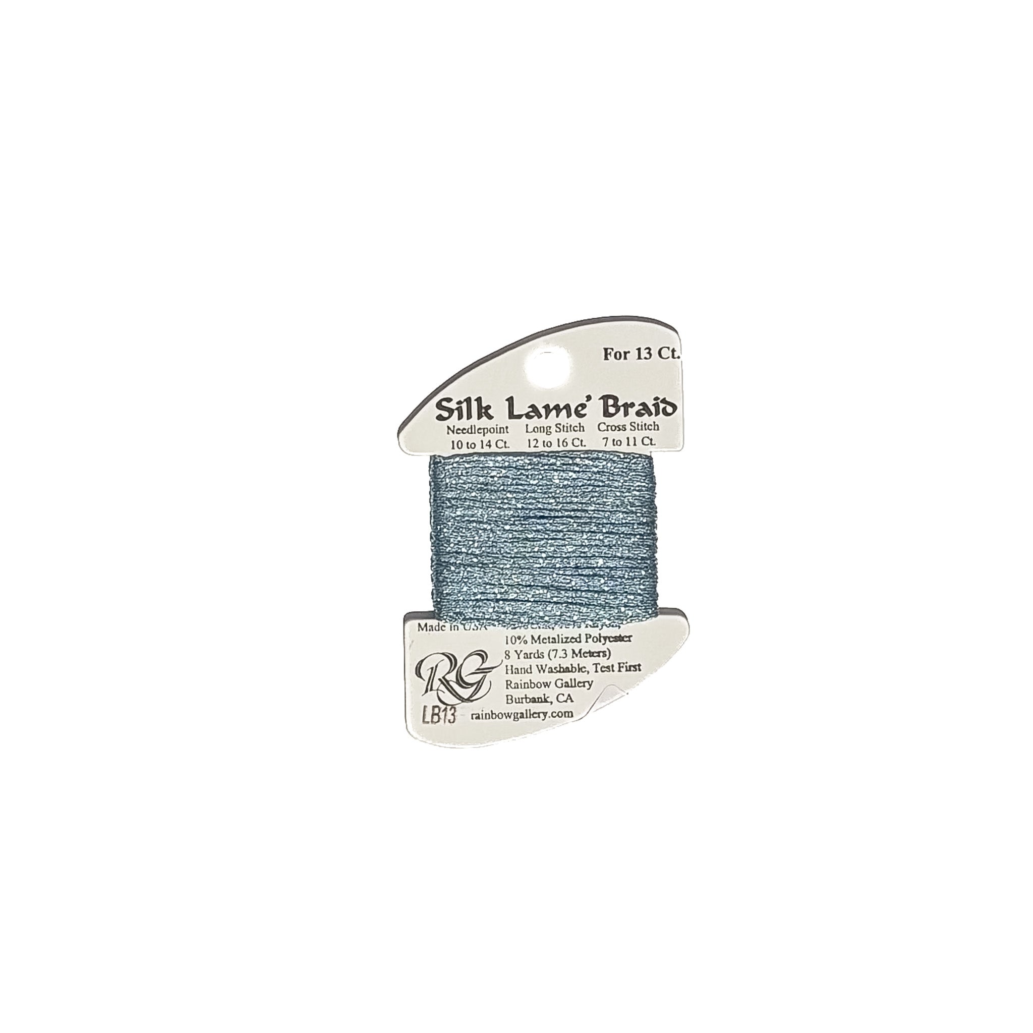 Silk Lamé Braid - LB13 Sky Blue