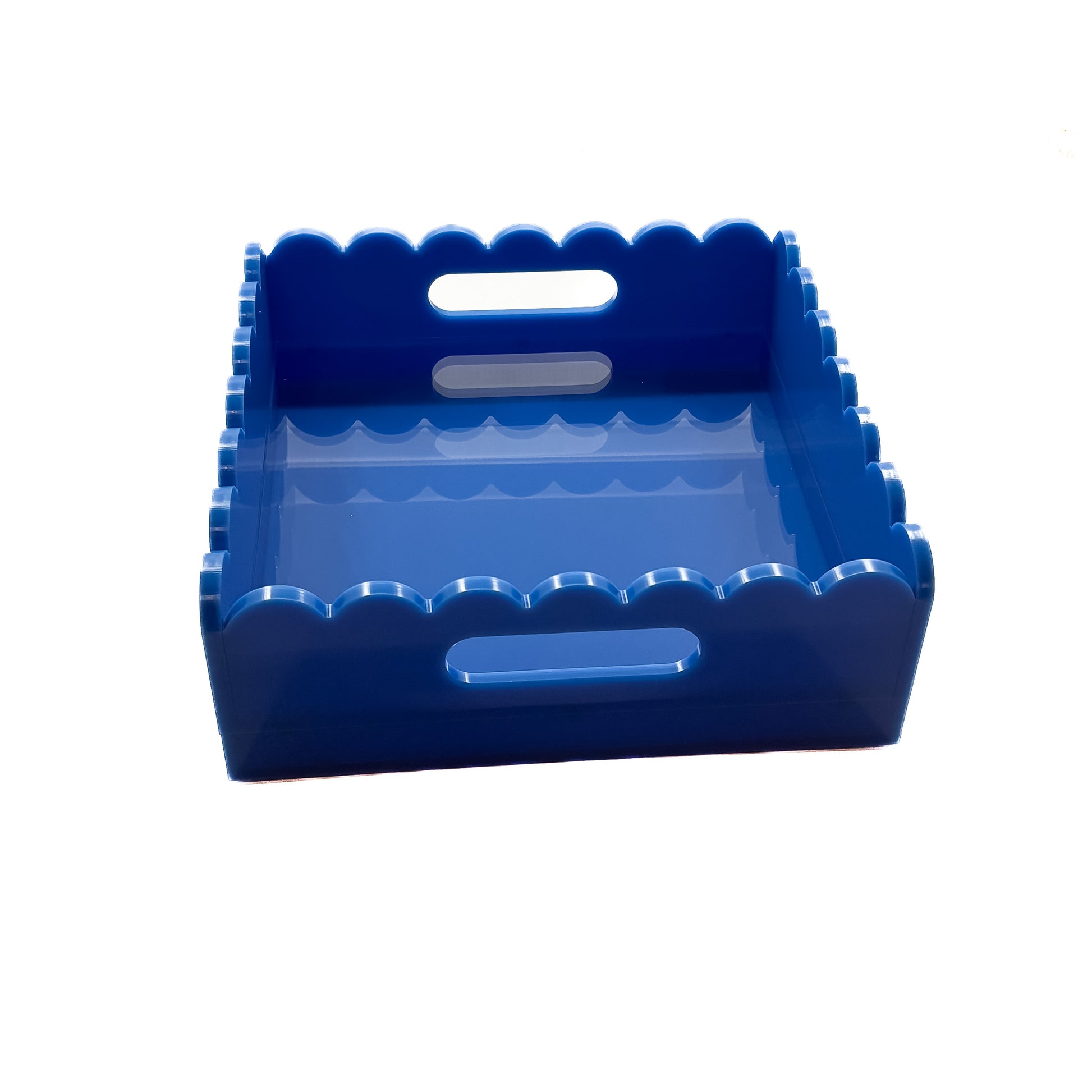 Self Finishing Scallop Acrylic Tray
