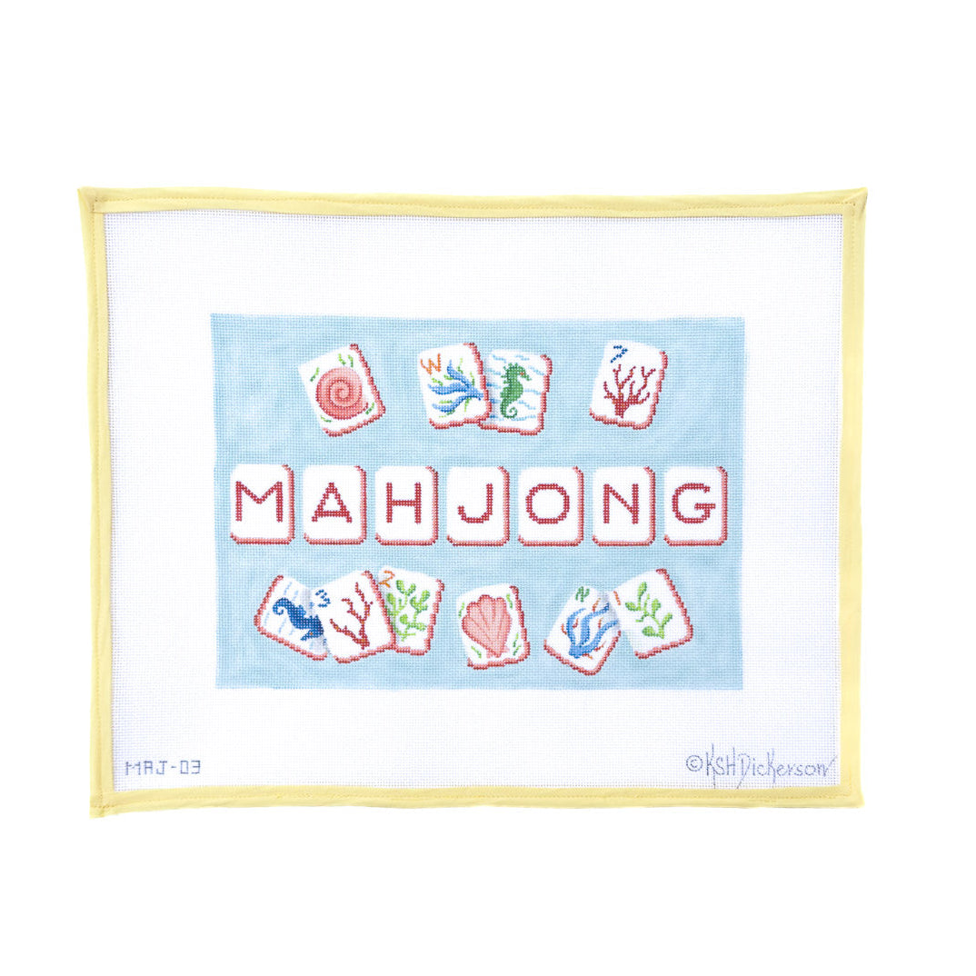 Coral Reef Mahjongg Tile Bag